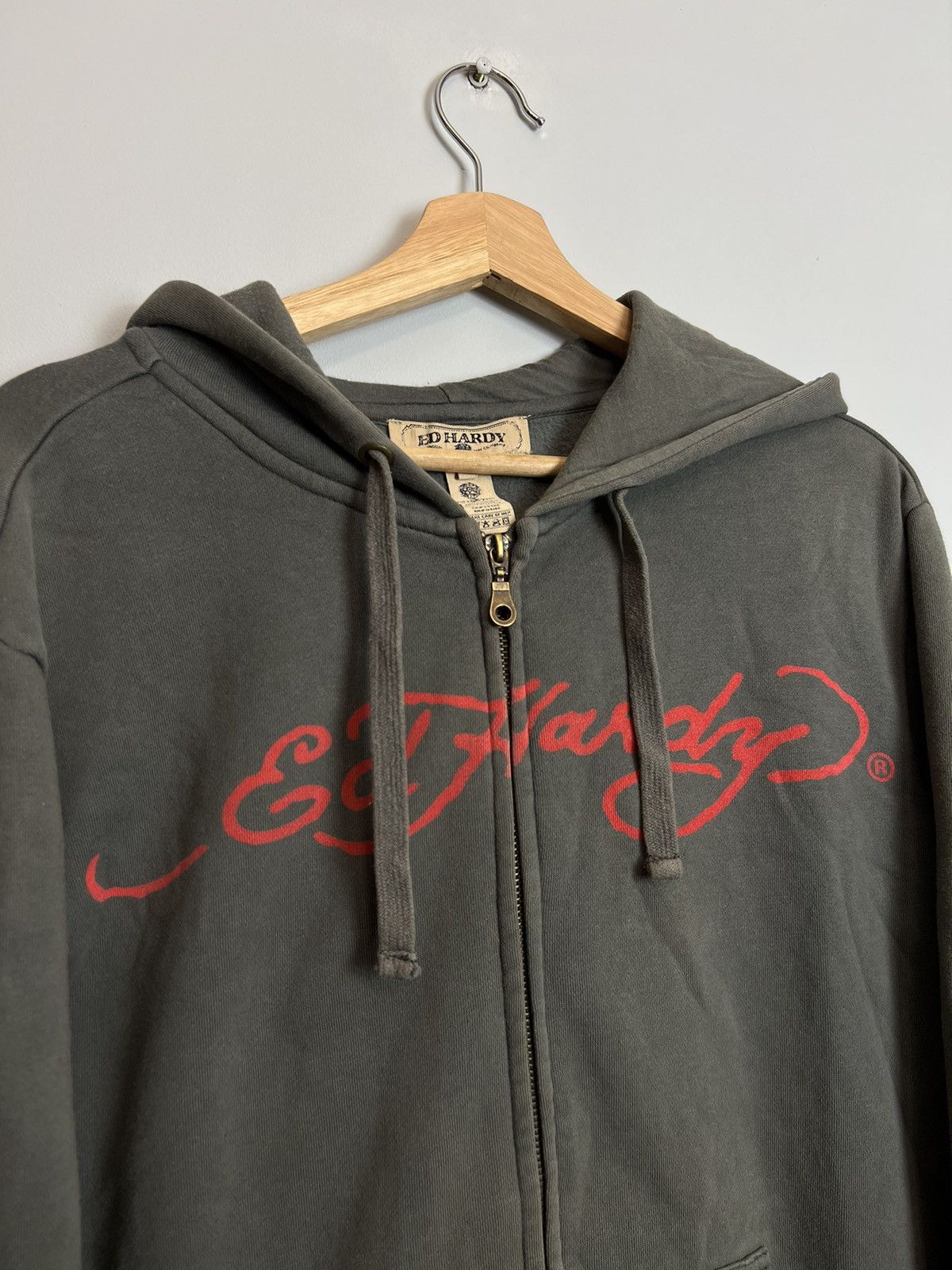 Ed Hardy Rare Ed Hardy by Christian Audigier Dog Drip Hype Y2K Hoodie Size US M / EU 48-50 / 2 - 4 Thumbnail