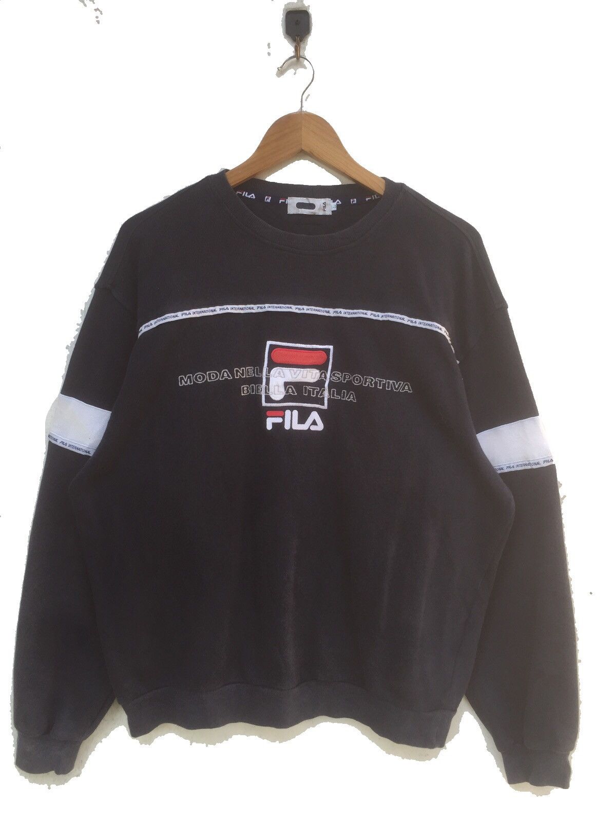 Fila RARE VINTAGE FILA BIG LOGO PULLOVER Size US M / EU 48-50 / 2 - 1 Thumbnail