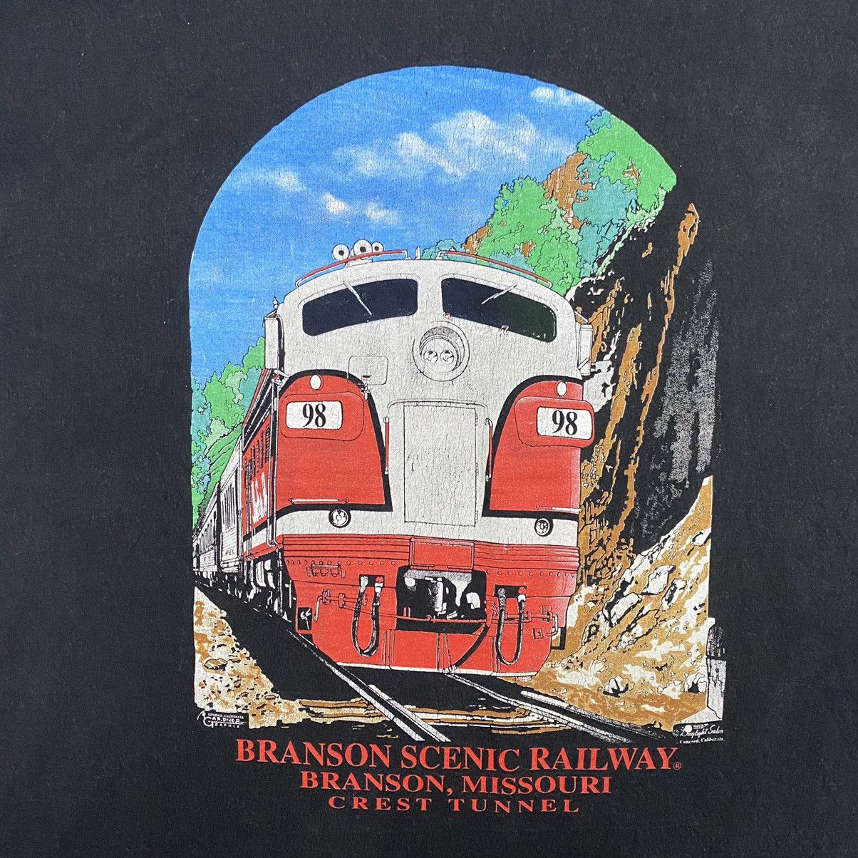 Vintage Vintage Branson Scenic Photo Print T-Shirt Size US L / EU 52-54 / 3 - 9 Thumbnail