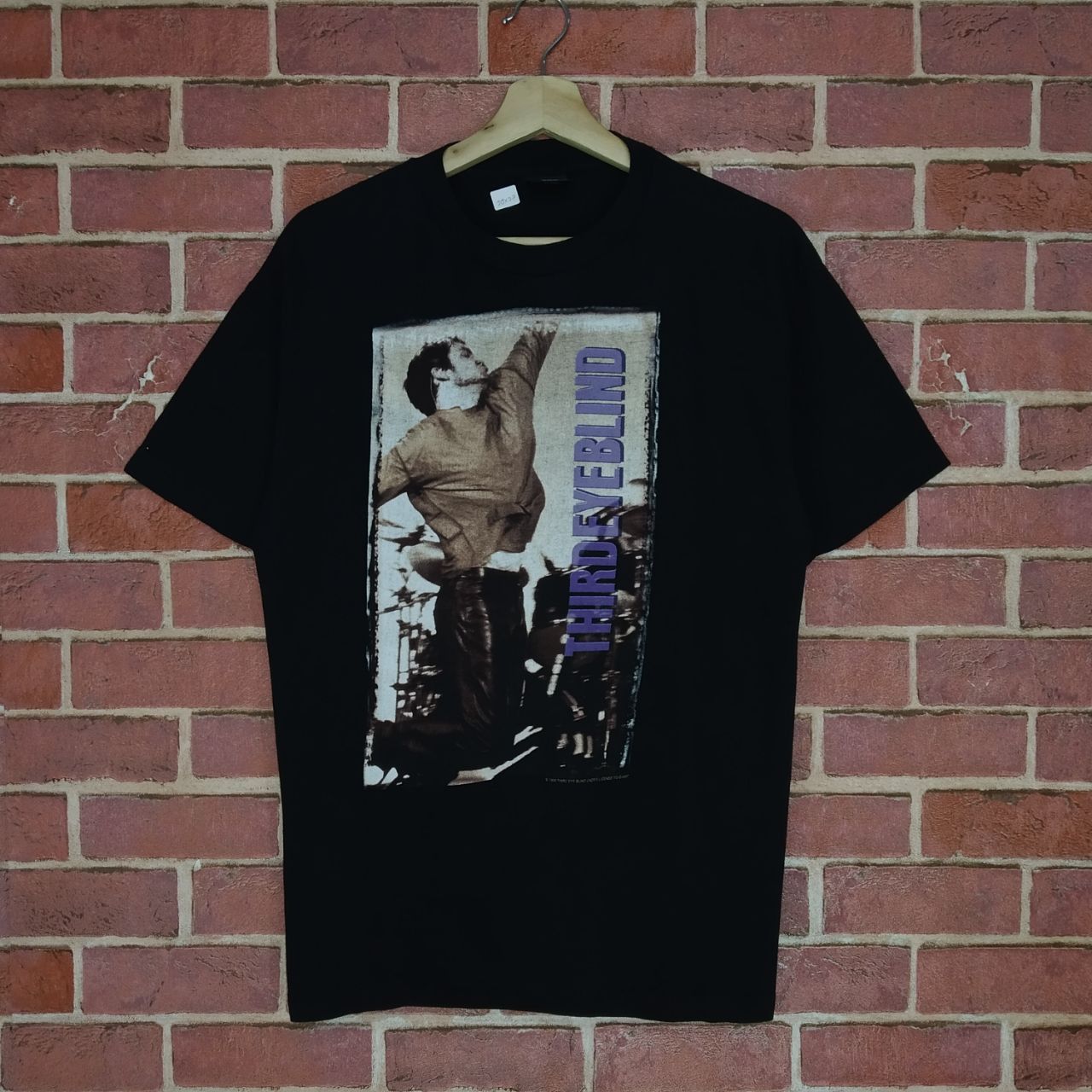 image of Band Tees x Tour Tee Vintage Third Eye Blind Bonfire Tour 98 American Rock Band in Black (Size Medi