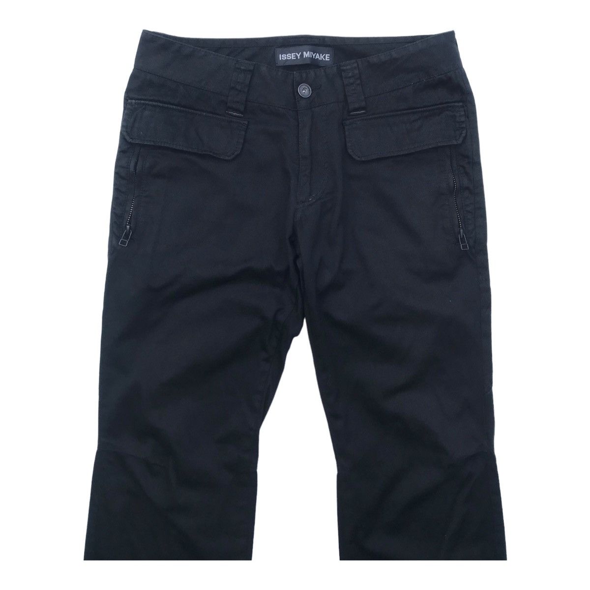 Issey Miyake Issey Miyake Black Cargo Pants Miyake Japan Casual Pants Size US 30 / EU 46 - 2 Thumbnail