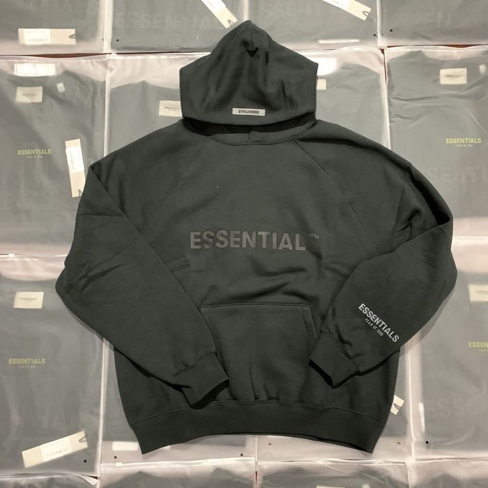 Essentials Black Essentials hoodie | Grailed