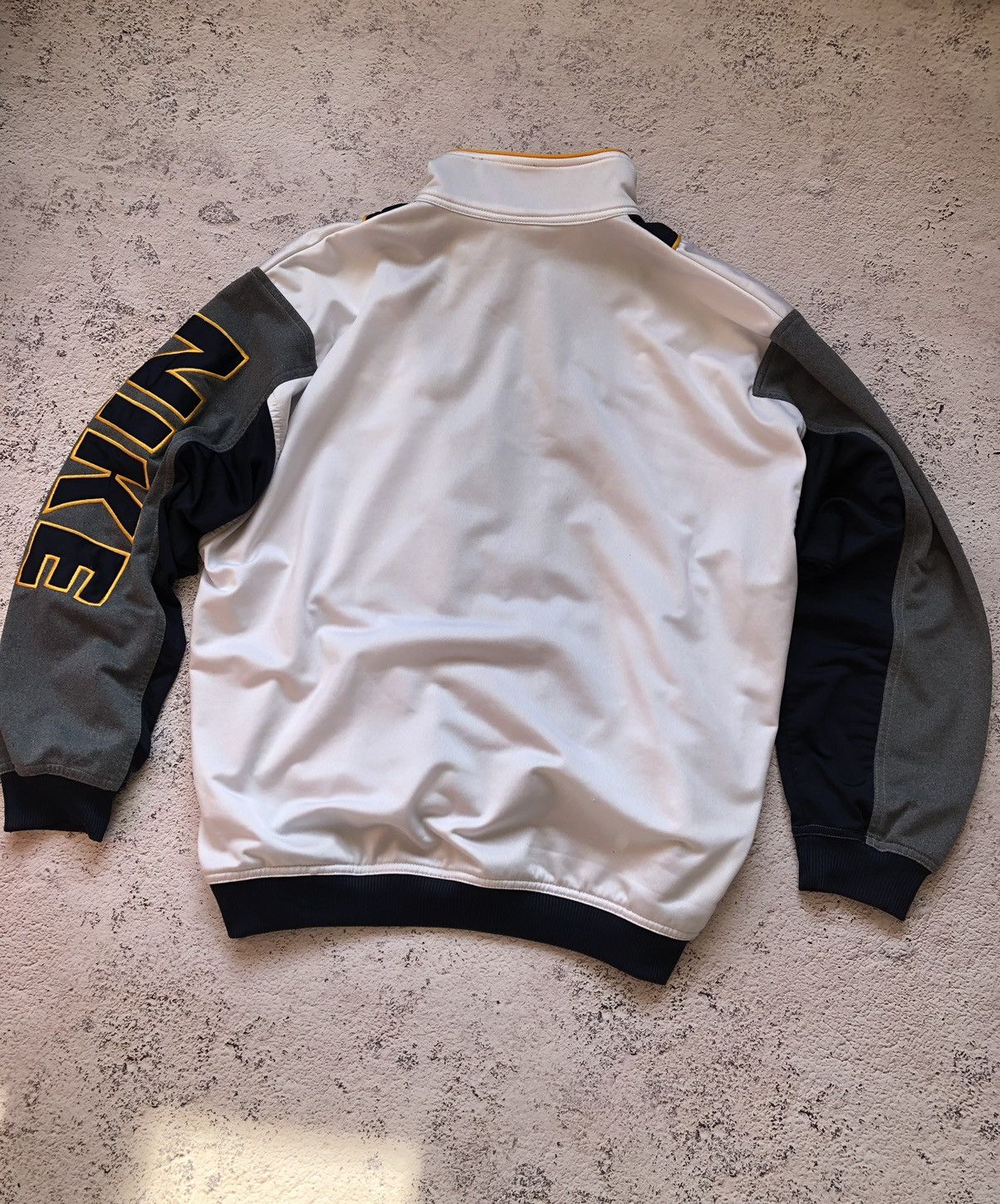 Nike × Vintage Vintage 90s Nike Big Logo / Drill Jacket Size US XL / EU 56 / 4 - 12 Thumbnail