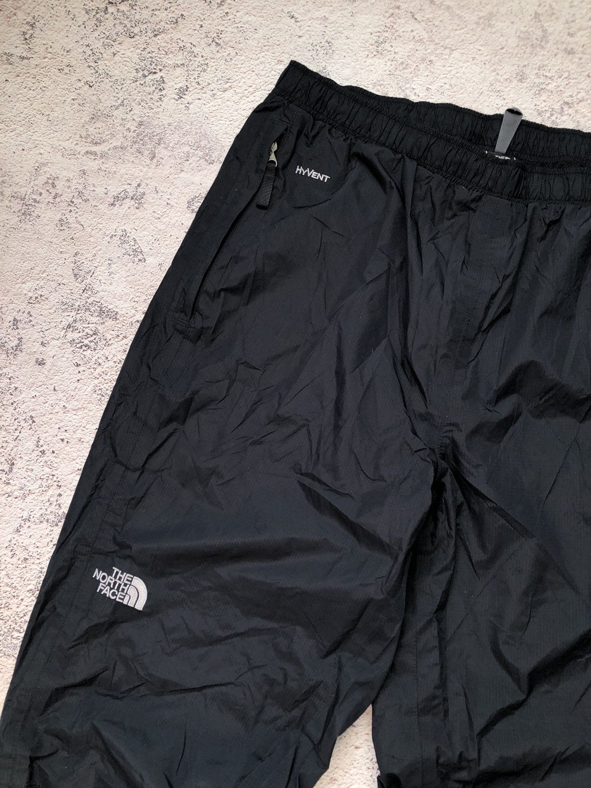 Vintage Y2K The North Face HyVent Pants Black