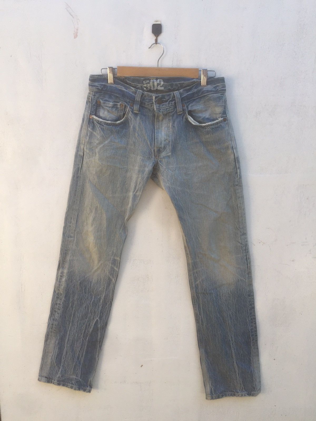 Edwin VINTAGE EDWIN DISTRESSED DENIM PANTS ACIDS DESIGN Size US 32 / EU 48 - 1 Thumbnail