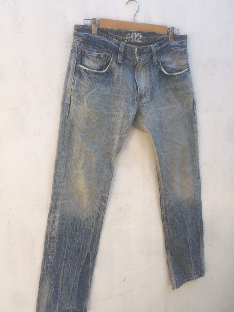 Edwin VINTAGE EDWIN DISTRESSED DENIM PANTS ACIDS DESIGN Size US 32 / EU 48 - 2 Thumbnail