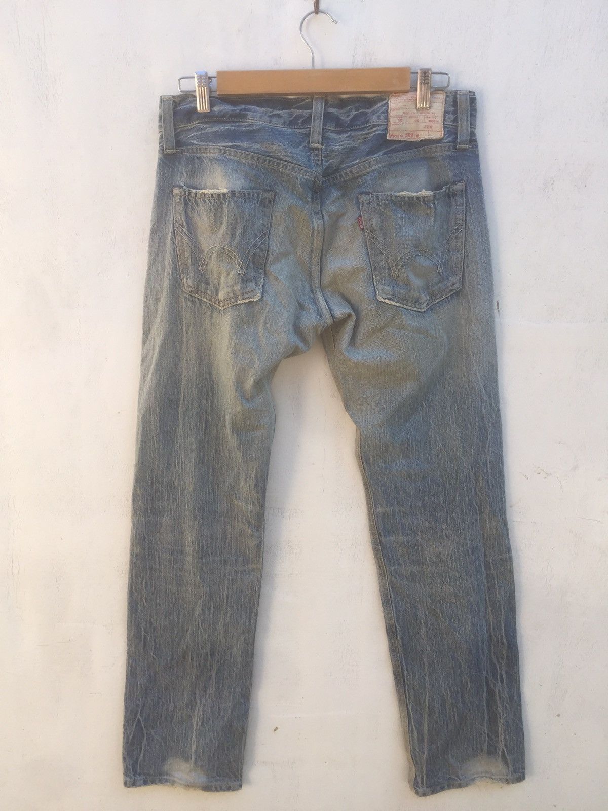 Edwin VINTAGE EDWIN DISTRESSED DENIM PANTS ACIDS DESIGN Size US 32 / EU 48 - 6 Thumbnail