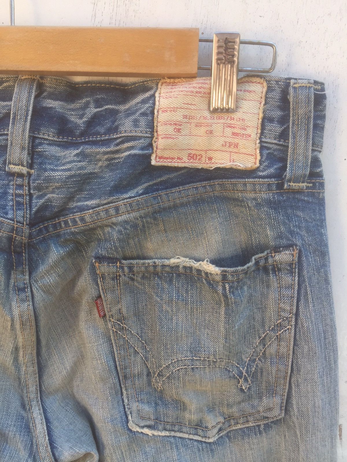Edwin VINTAGE EDWIN DISTRESSED DENIM PANTS ACIDS DESIGN Size US 32 / EU 48 - 8 Thumbnail