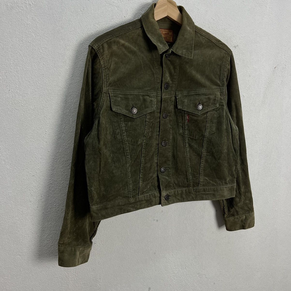 Japanese Brand VINTAGE 203-CLIMAX CROPPED BUTTON JACKET MILITARY DESIGN Size US M / EU 48-50 / 2 - 4 Thumbnail