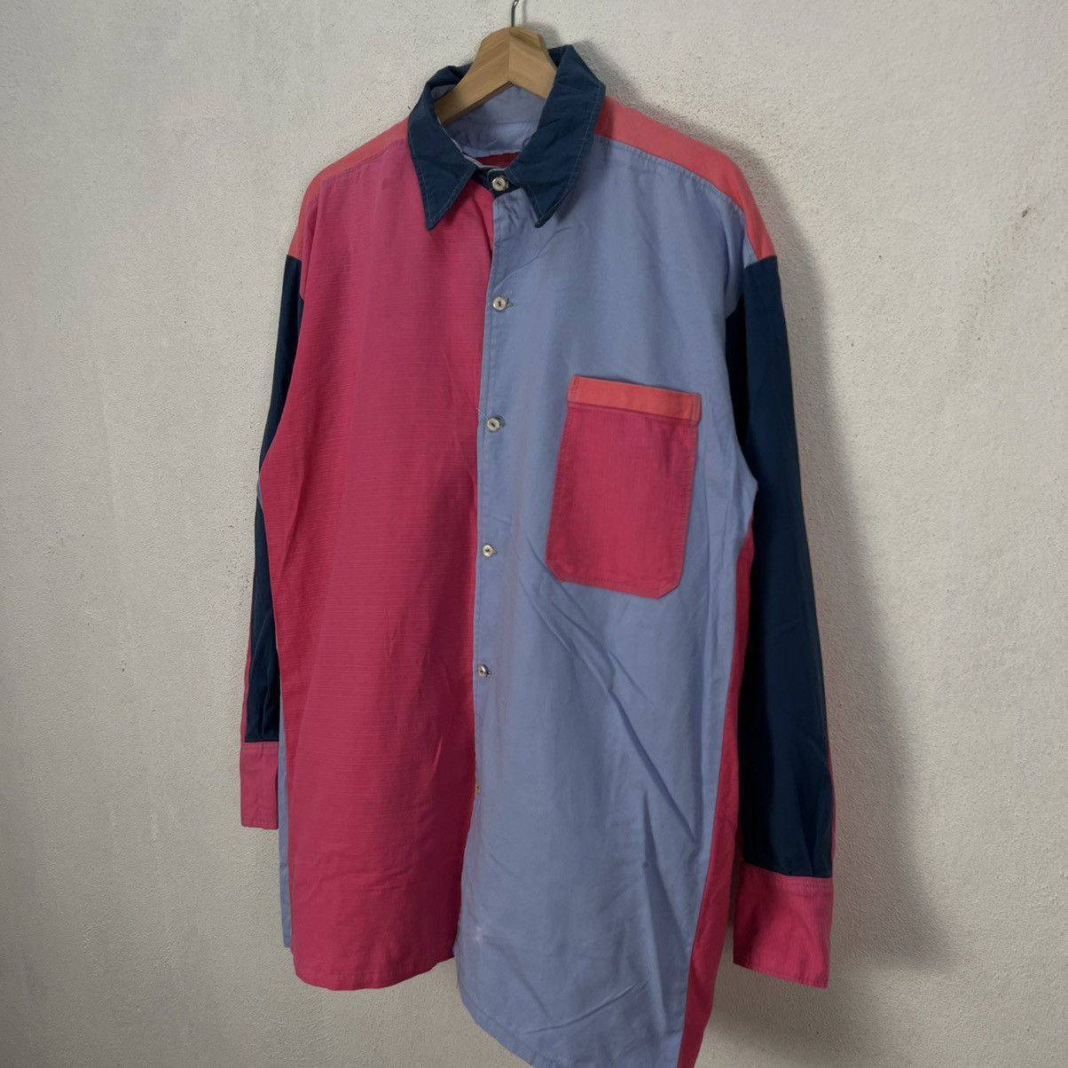 Japanese Brand RARE PATCHWORK INSPIRED BY JUNYA WATANABE CDG DESIGN Size US M / EU 48-50 / 2 - 2 Thumbnail