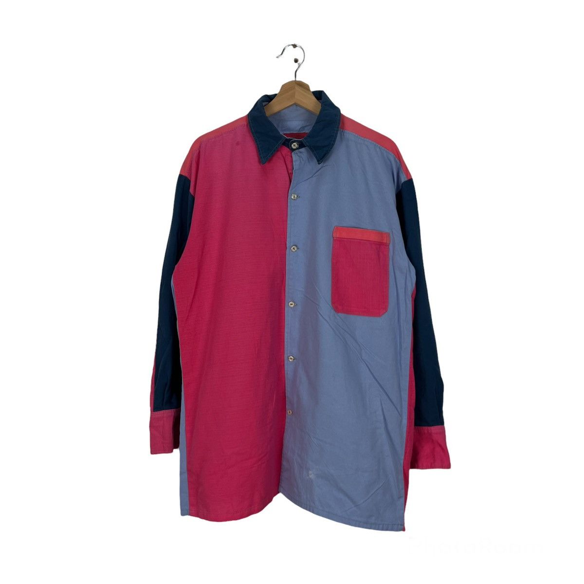 Japanese Brand RARE PATCHWORK INSPIRED BY JUNYA WATANABE CDG DESIGN Size US M / EU 48-50 / 2 - 1 Thumbnail