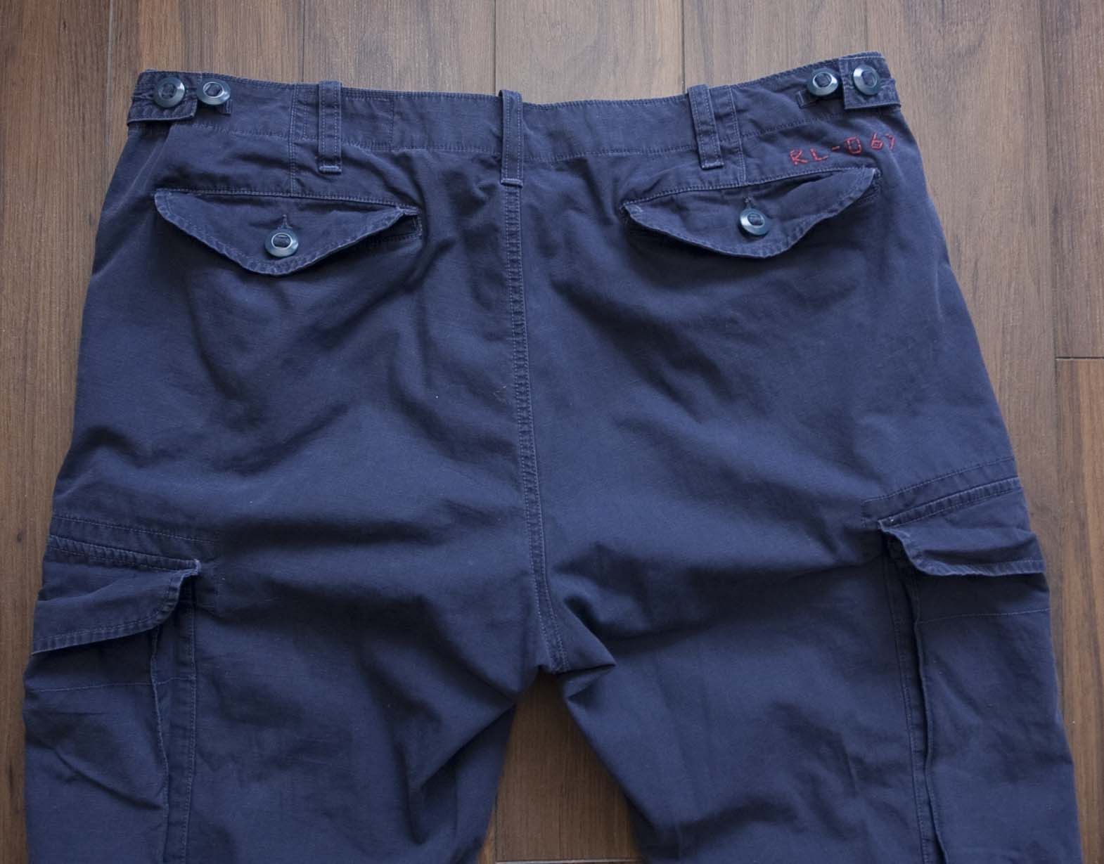 Polo Ralph Lauren × Vintage Cargo Military Ralph Lauren & Co. Pants Mans. Size 35x30.5 Size US 35 - 5 Thumbnail