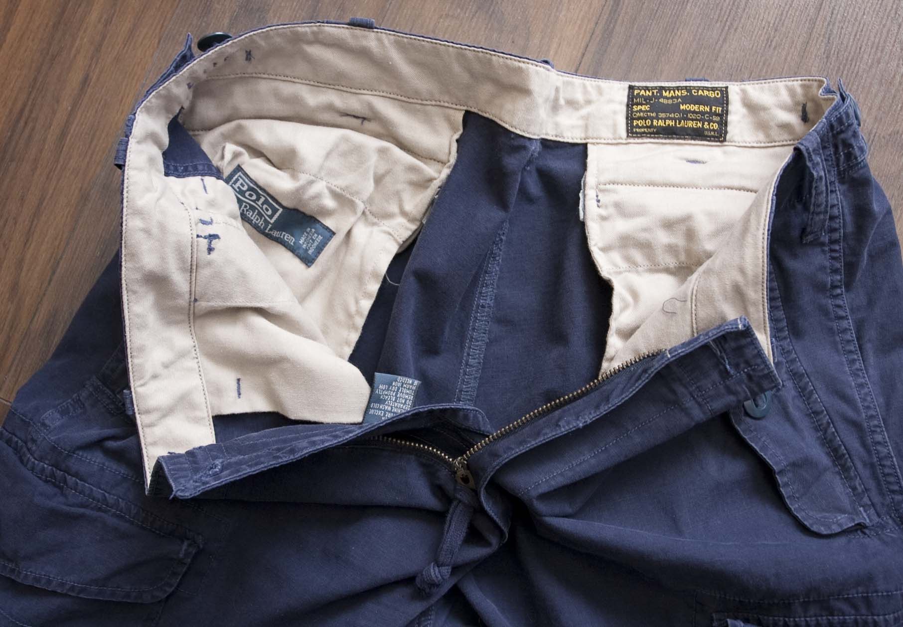 Polo Ralph Lauren × Vintage Cargo Military Ralph Lauren & Co. Pants Mans. Size 35x30.5 Size US 35 - 2 Thumbnail