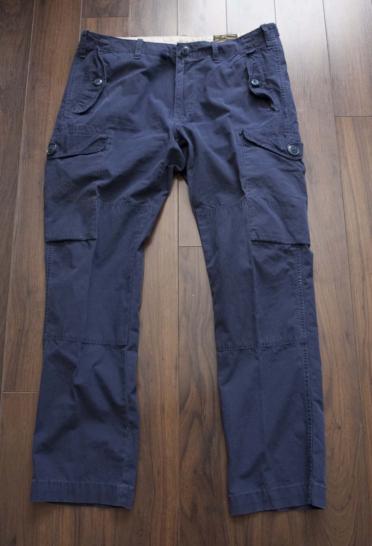 Polo Ralph Lauren × Vintage Cargo Military Ralph Lauren & Co. Pants Mans. Size 35x30.5 Size US 35 - 1 Thumbnail