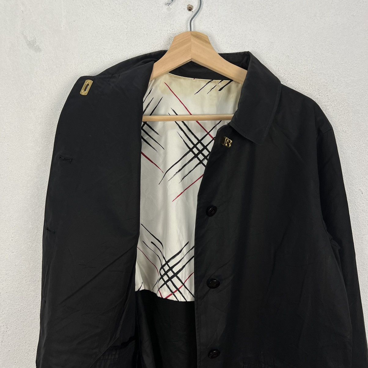 Burberry VINTAGE BURBERRY LONDON LONG JACKET AVANT GARDE DESIGN STYLE Size US M / EU 48-50 / 2 - 15 Thumbnail