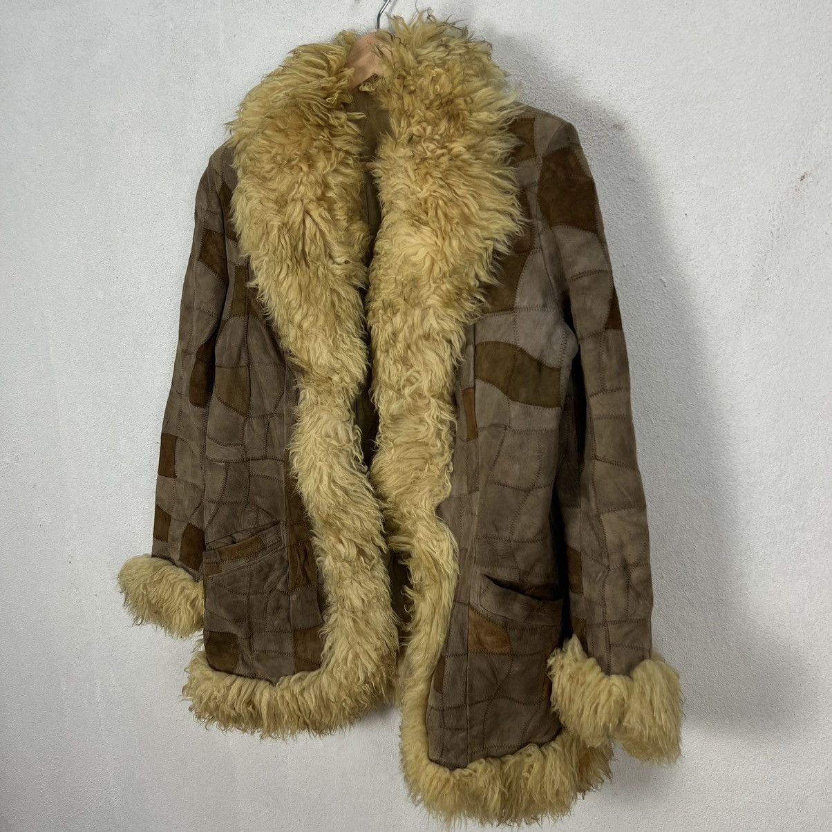 Japanese Brand VINTAGE GENUINE LEATHER MINK FUR LINING PATCH WORK STYLE Size US M / EU 48-50 / 2 - 2 Thumbnail