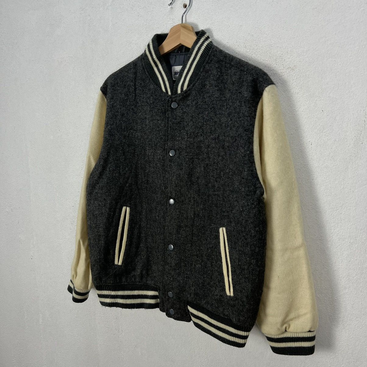 Japanese Brand VINTAGE VARSITY JACKET SUNNYPAL SPORT CASUAL Size US M / EU 48-50 / 2 - 2 Thumbnail