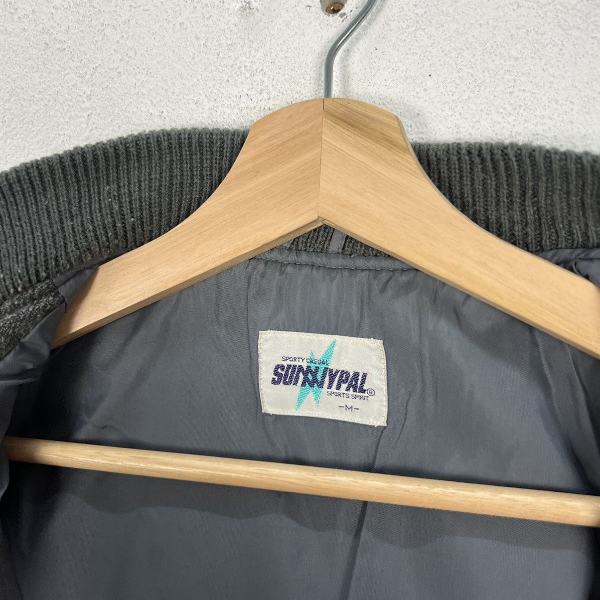 Japanese Brand VINTAGE VARSITY JACKET SUNNYPAL SPORT CASUAL Size US M / EU 48-50 / 2 - 13 Thumbnail