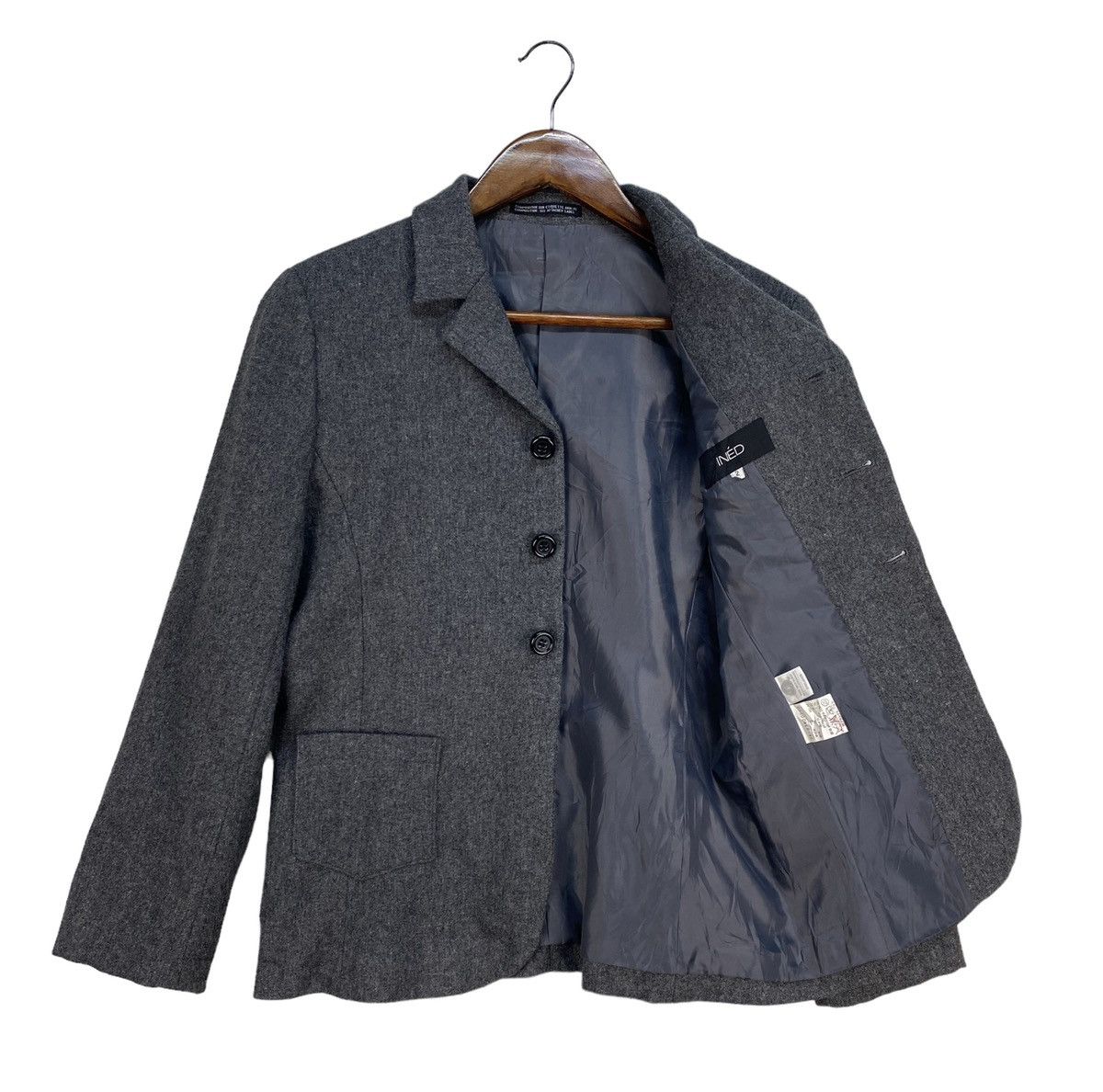 Japanese Brand Ined By Yohji Yamamoto Wool Jacket Size US S / EU 44-46 / 1 - 1 Thumbnail