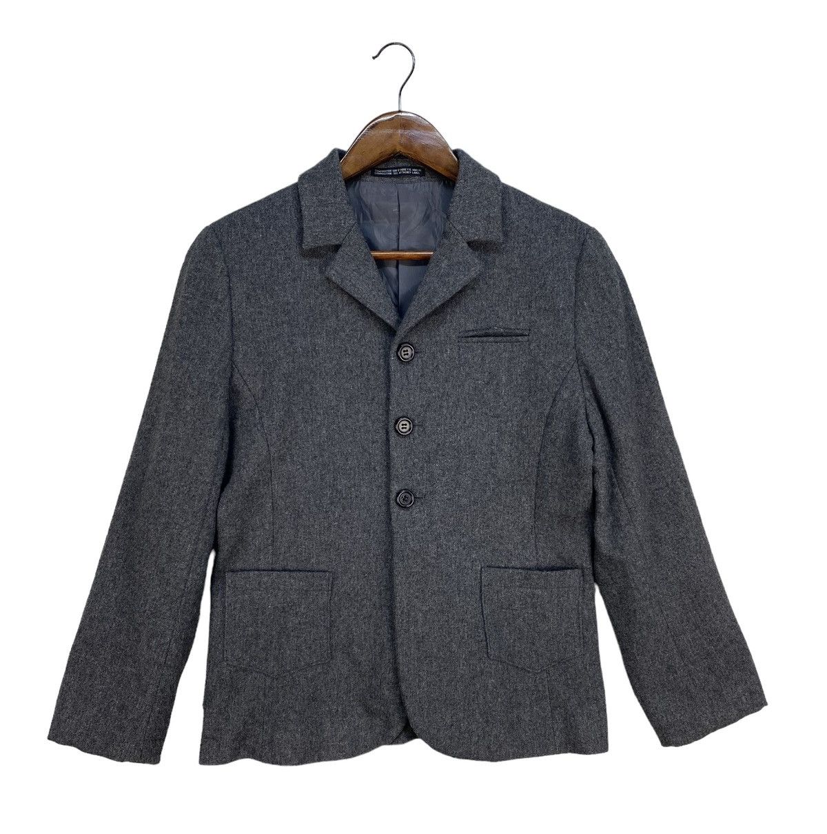 Japanese Brand Ined By Yohji Yamamoto Wool Jacket Size US S / EU 44-46 / 1 - 2 Thumbnail