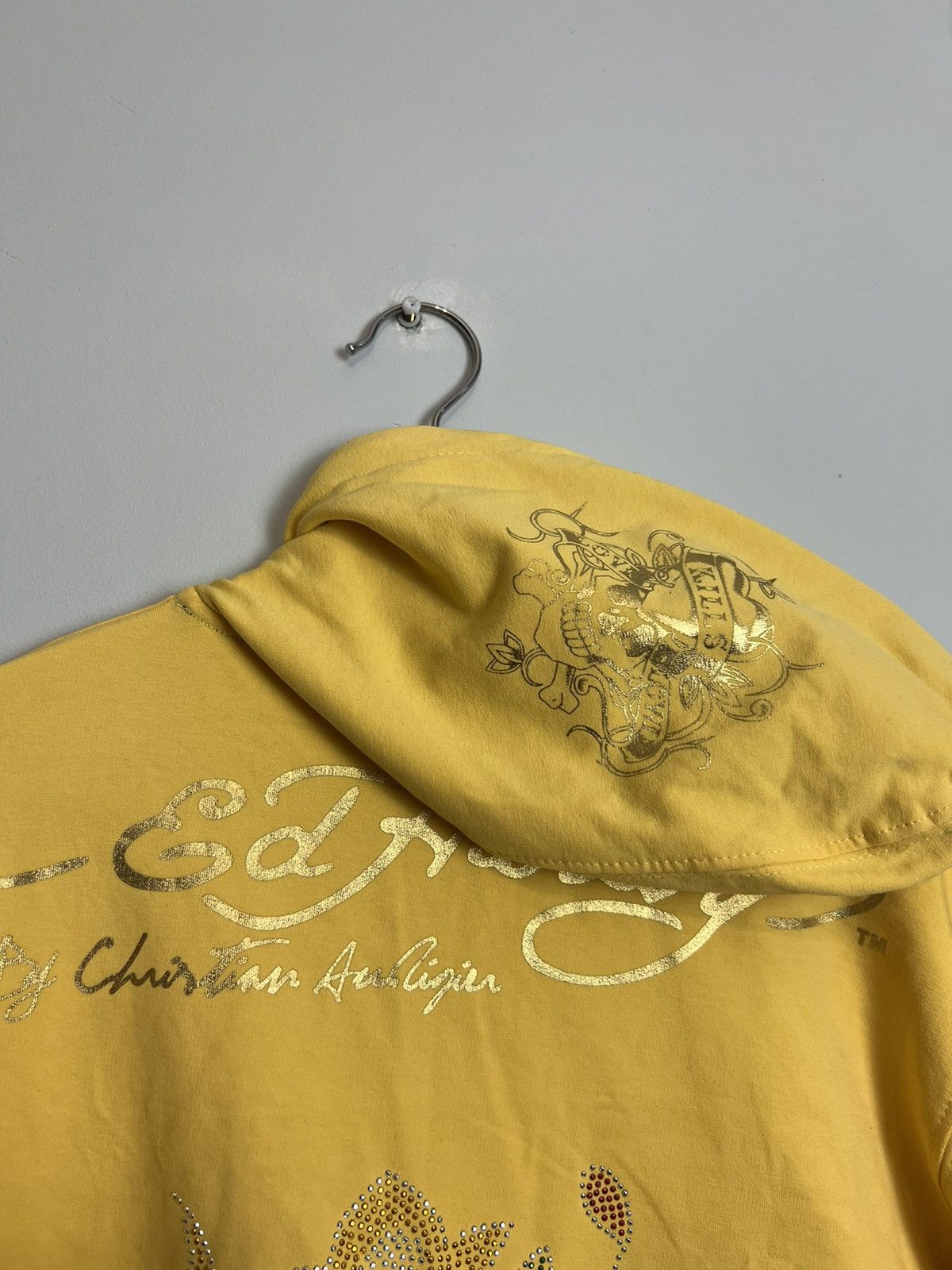 Christian Audigier Vintage Y2K Ed Hardy Floral Print By Ch. Audigier Zip hoodie Size US S / EU 44-46 / 1 - 5 Thumbnail
