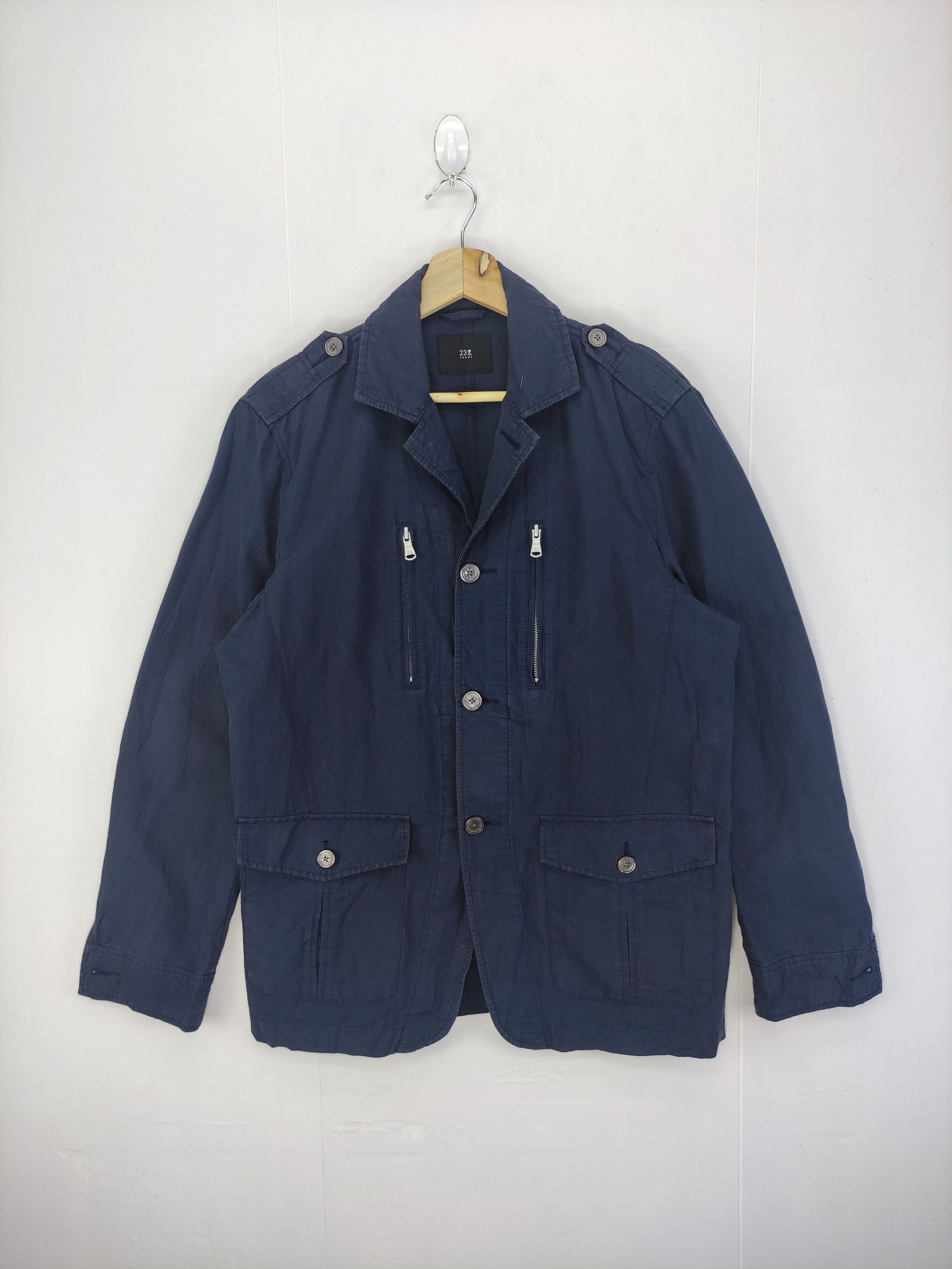 Japanese Brand Vintage 23 Homme M 65 Field Jacket Button Up Size US M / EU 48-50 / 2 - 1 Thumbnail