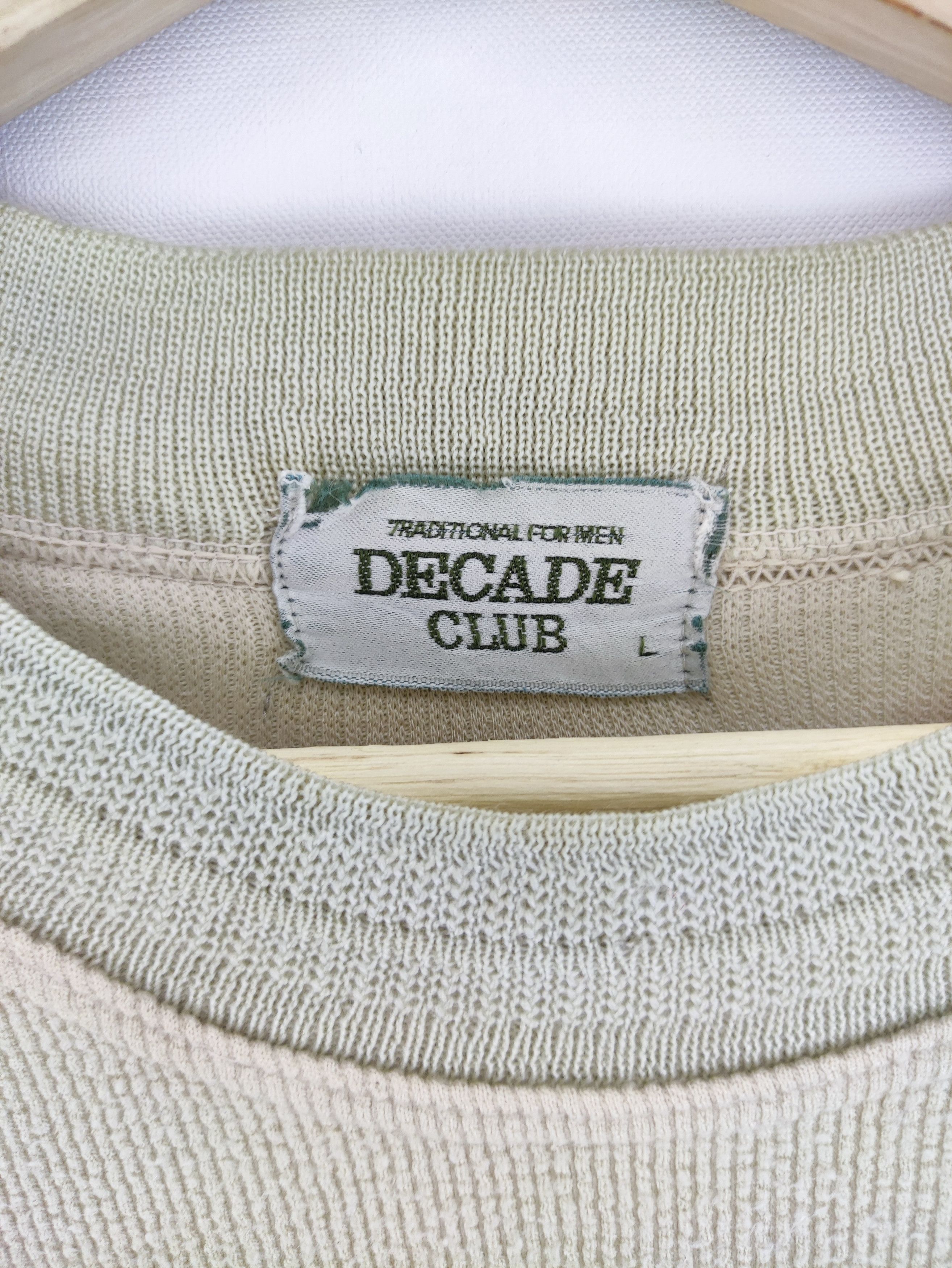 Japanese Brand Vintage Sweatshirt Decade Club Embroidered Logo Jumper Size US M / EU 48-50 / 2 - 5 Thumbnail