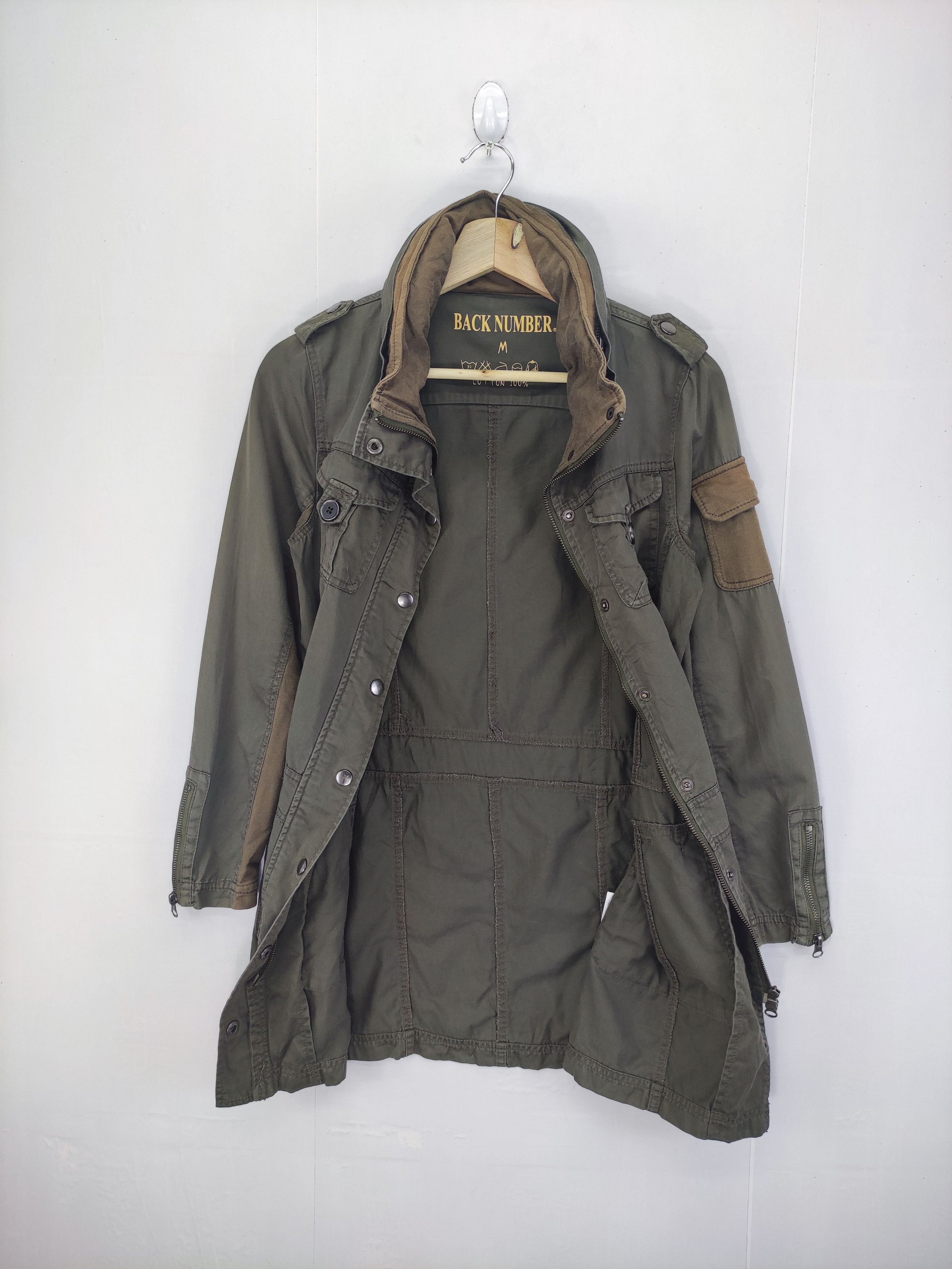 Vintage Vintage Back Number Jacket Hoodie Zipper Size S / US 4 / IT 40 - 4 Thumbnail