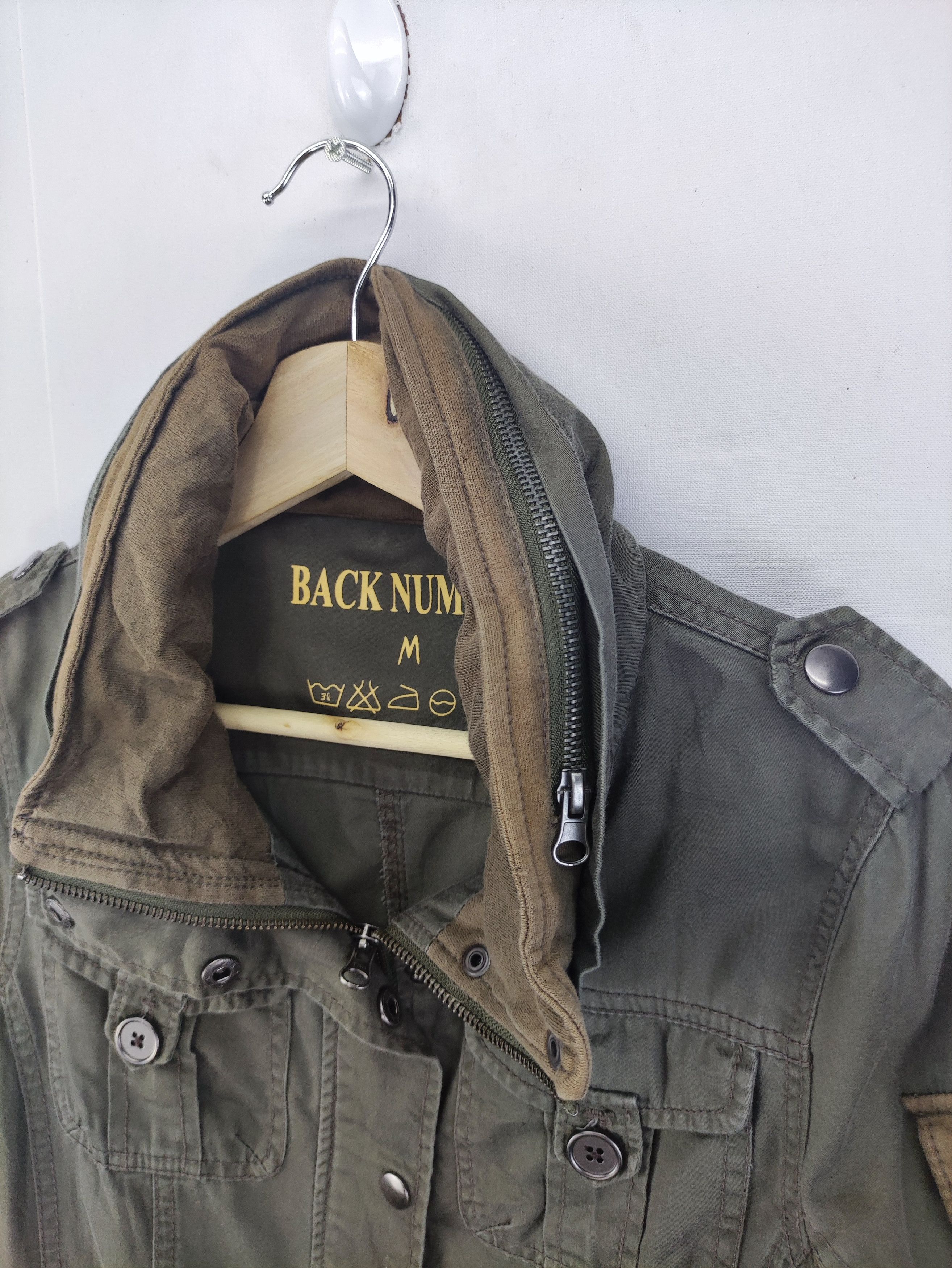 Vintage Vintage Back Number Jacket Hoodie Zipper Size S / US 4 / IT 40 - 2 Thumbnail