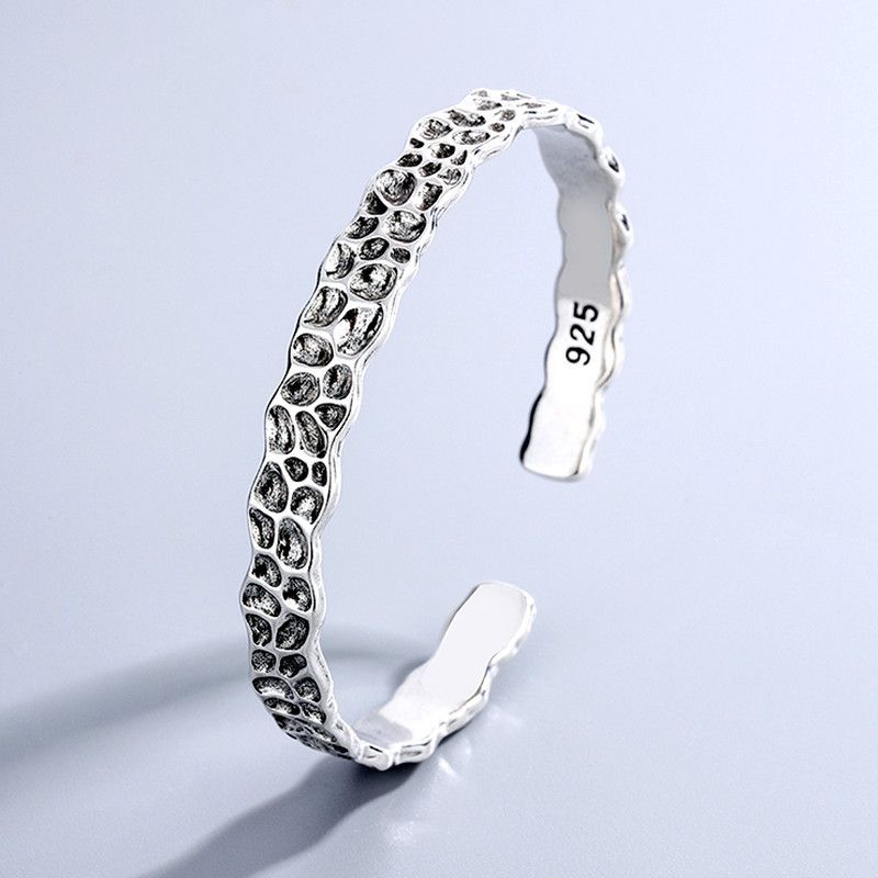 Jewelry Irregular Surface Bangles Bracelet Size ONE SIZE - 4 Thumbnail