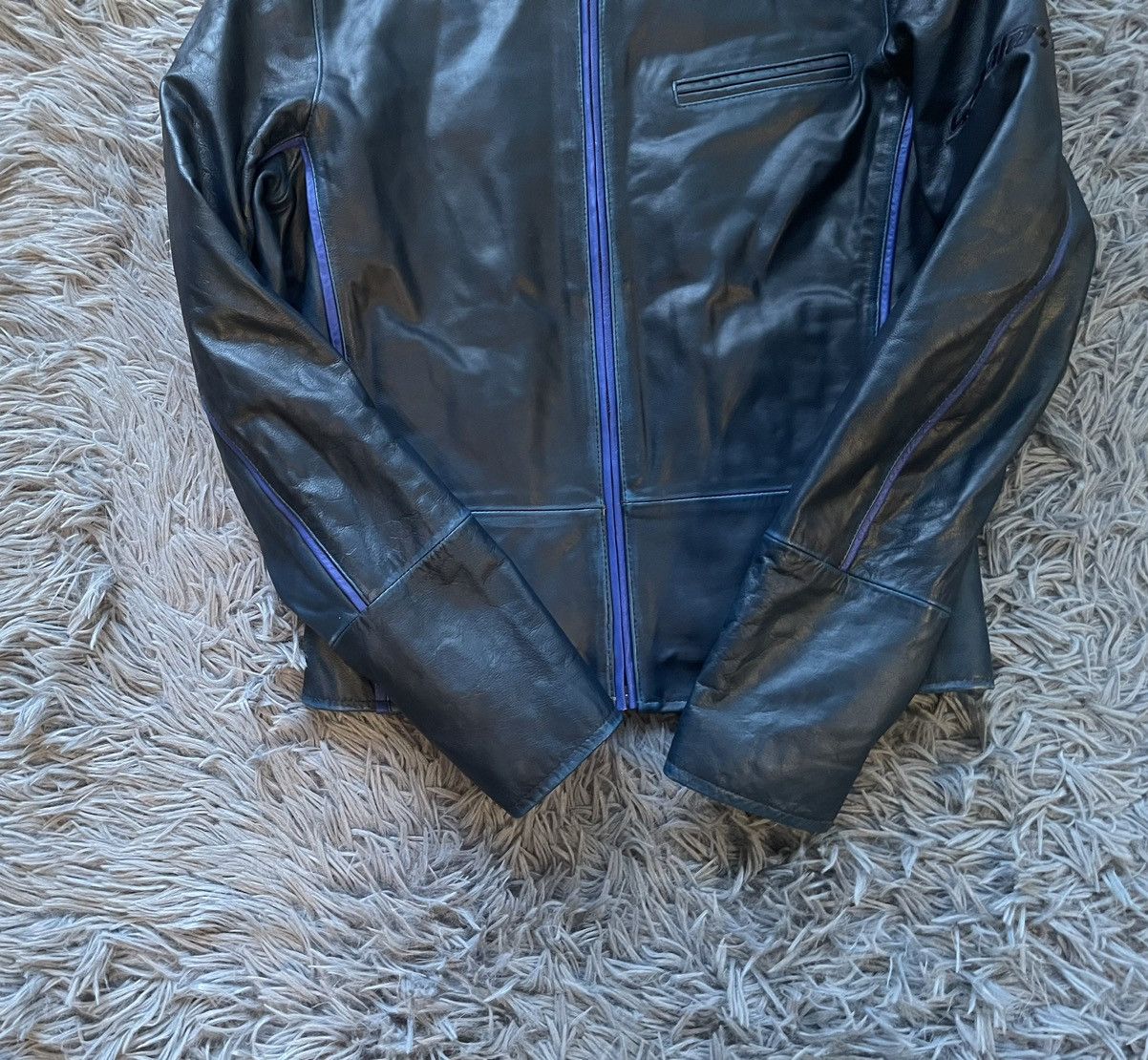 Other Suomy Y2K vintage racing biker leather jacket Size XS / US 0-2 / IT 36-38 - 9 Thumbnail