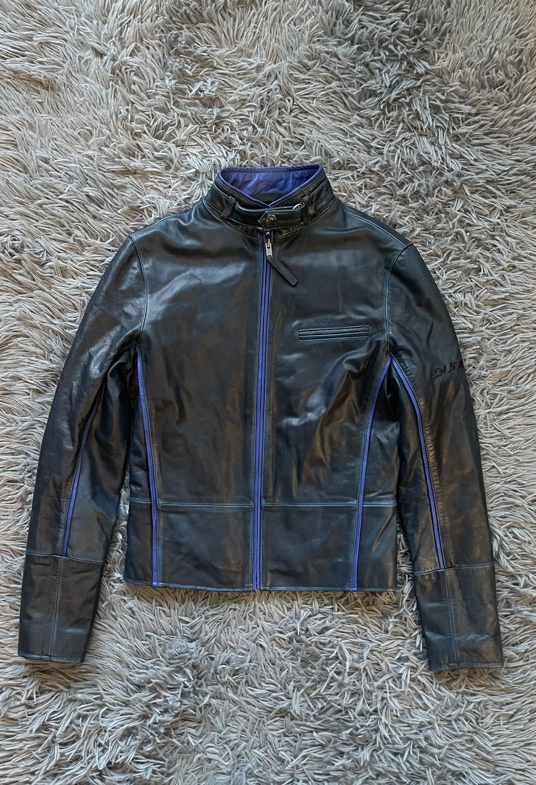 Other Suomy Y2K vintage racing biker leather jacket Size XS / US 0-2 / IT 36-38 - 2 Thumbnail