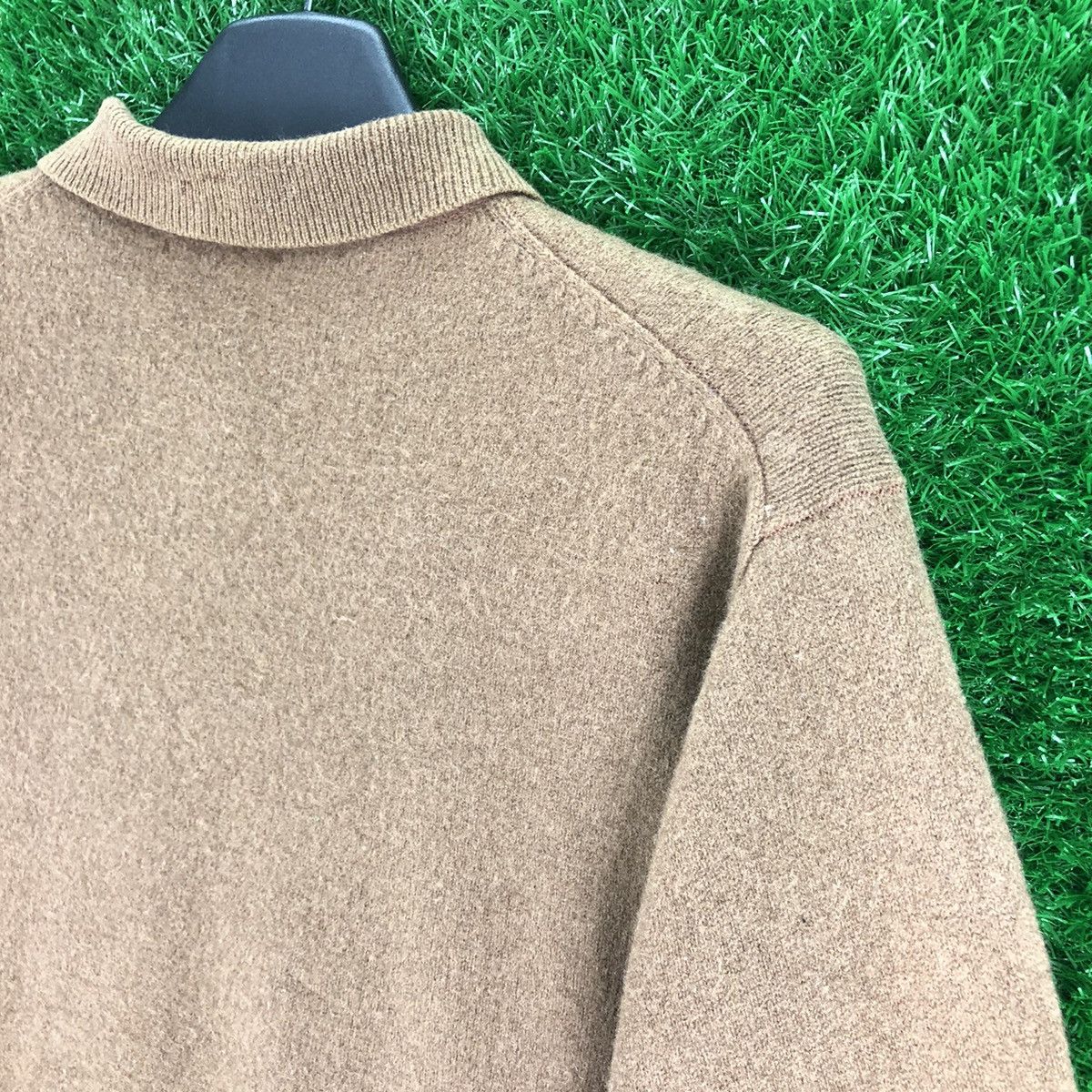 Aran Isles Knitwear Vintage 80's Wool Knit Polo Shirt Distressed by Knit Wear Size US S / EU 44-46 / 1 - 5 Thumbnail