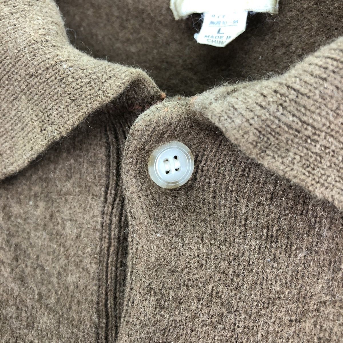 Aran Isles Knitwear Vintage 80's Wool Knit Polo Shirt Distressed by Knit Wear Size US S / EU 44-46 / 1 - 12 Thumbnail