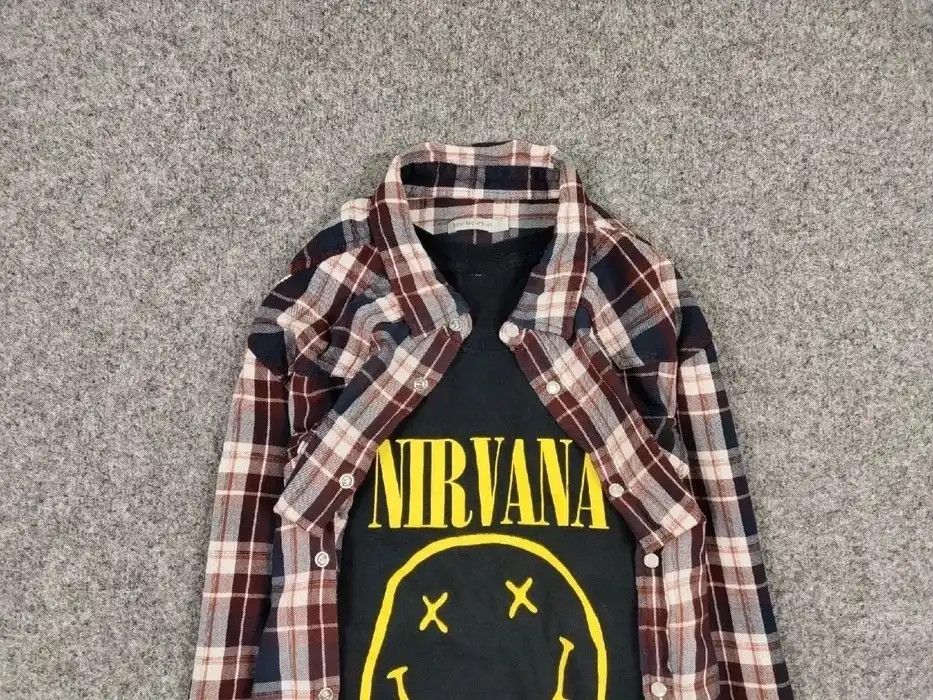 Flannel × Vintage Vintage Flannel Shirt Checkered Travis Scott Kapital Style Size US L / EU 52-54 / 3 - 6 Thumbnail
