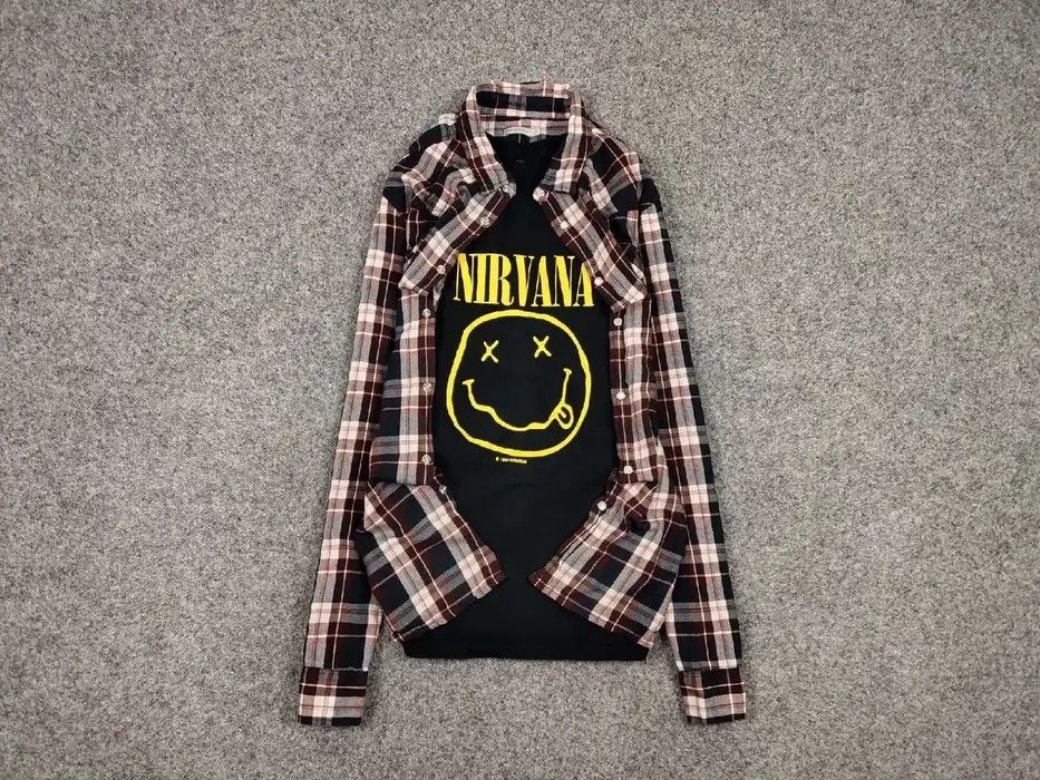 Flannel × Vintage Vintage Flannel Shirt Checkered Travis Scott Kapital Style Size US L / EU 52-54 / 3 - 1 Thumbnail