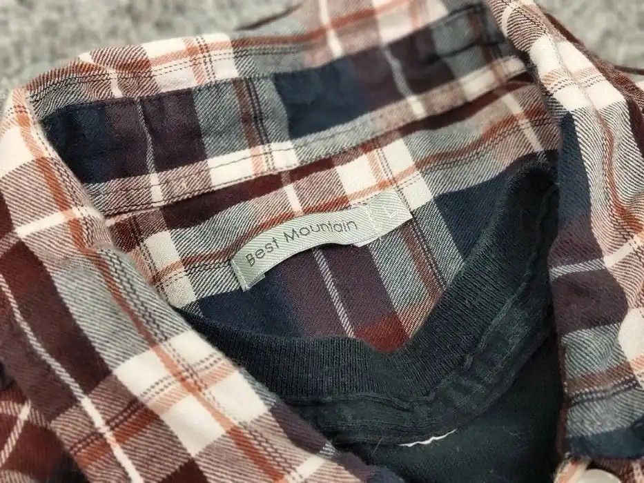 Flannel × Vintage Vintage Flannel Shirt Checkered Travis Scott Kapital Style Size US L / EU 52-54 / 3 - 9 Thumbnail