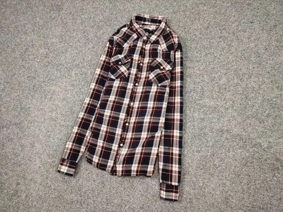 Flannel × Vintage Vintage Flannel Shirt Checkered Travis Scott Kapital Style Size US L / EU 52-54 / 3 - 5 Thumbnail