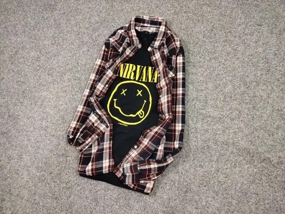 Flannel × Vintage Vintage Flannel Shirt Checkered Travis Scott Kapital Style Size US L / EU 52-54 / 3 - 3 Thumbnail