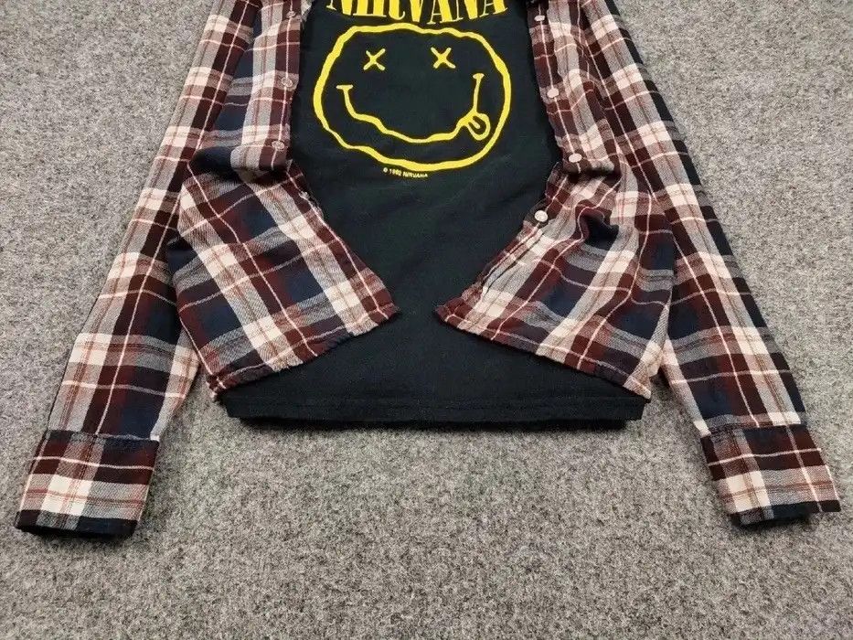 Flannel × Vintage Vintage Flannel Shirt Checkered Travis Scott Kapital Style Size US L / EU 52-54 / 3 - 8 Thumbnail