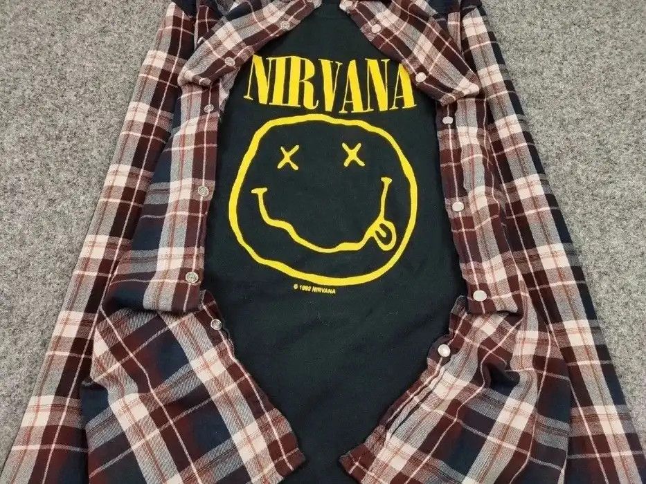 Flannel × Vintage Vintage Flannel Shirt Checkered Travis Scott Kapital Style Size US L / EU 52-54 / 3 - 7 Thumbnail