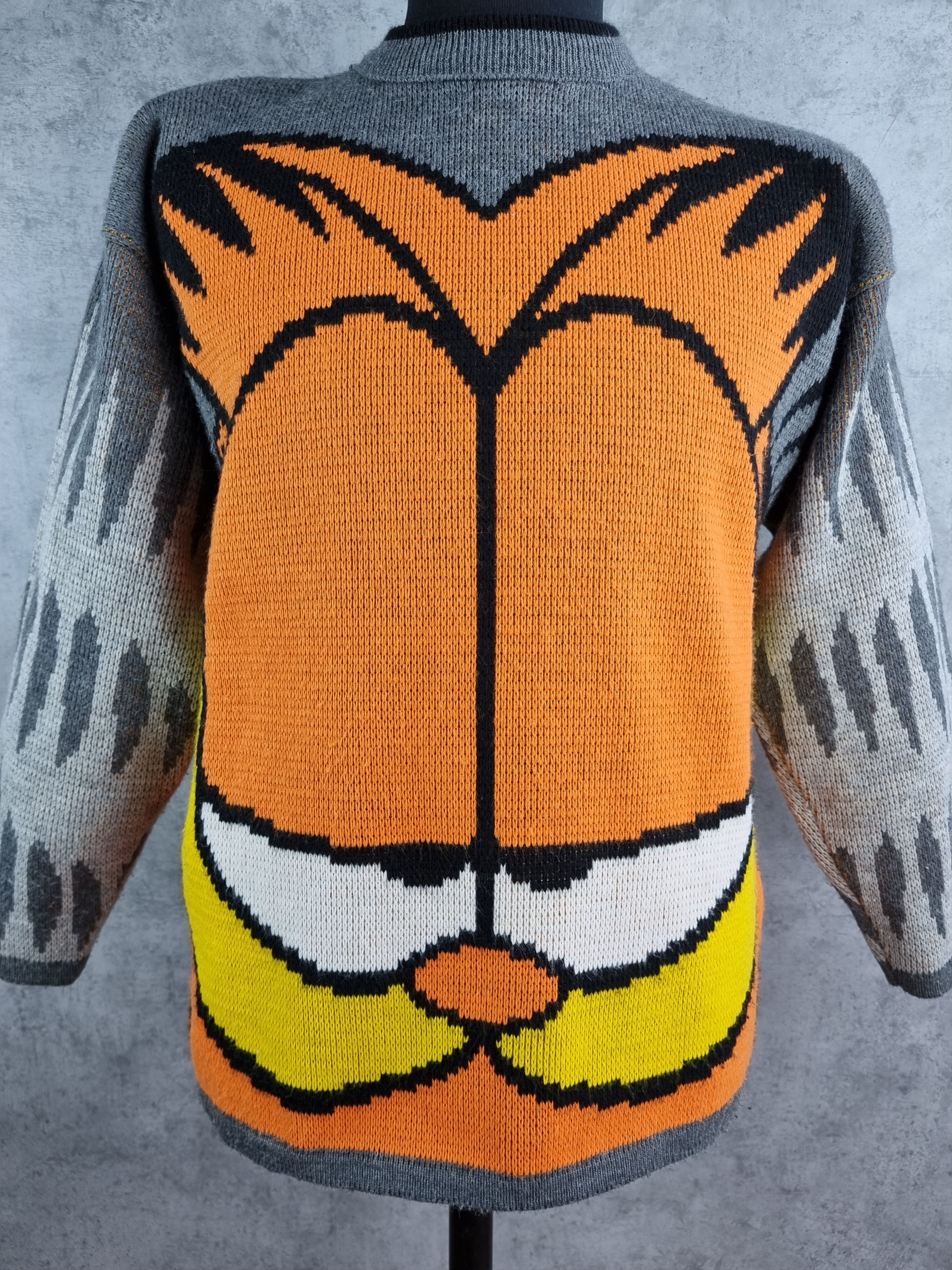 Disney Rare GARFIELD the CAT Logo Sweater Vintage Size US L / EU 52-54 / 3 - 4 Thumbnail