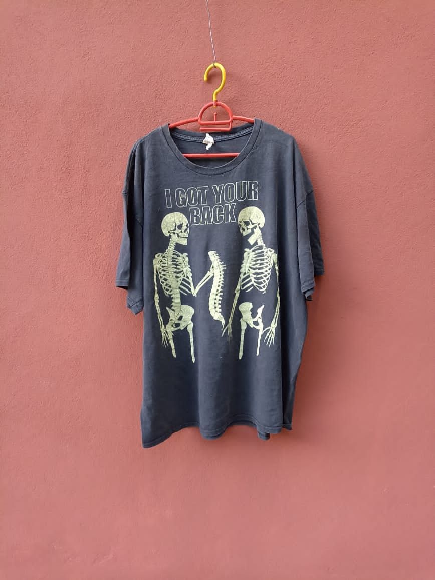 Vintage Vintage Skeleton I Got Your Back Size US XXL / EU 58 / 5 - 1 Thumbnail