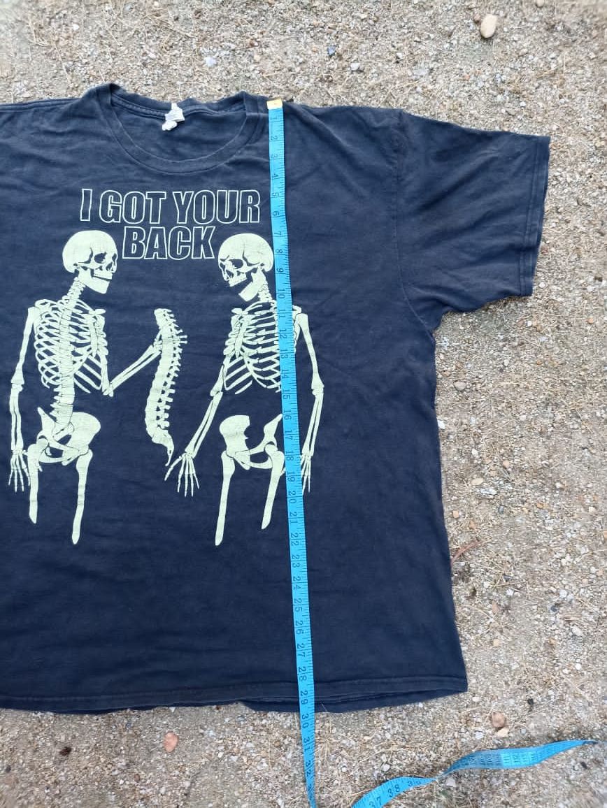 Vintage Vintage Skeleton I Got Your Back Size US XXL / EU 58 / 5 - 9 Thumbnail