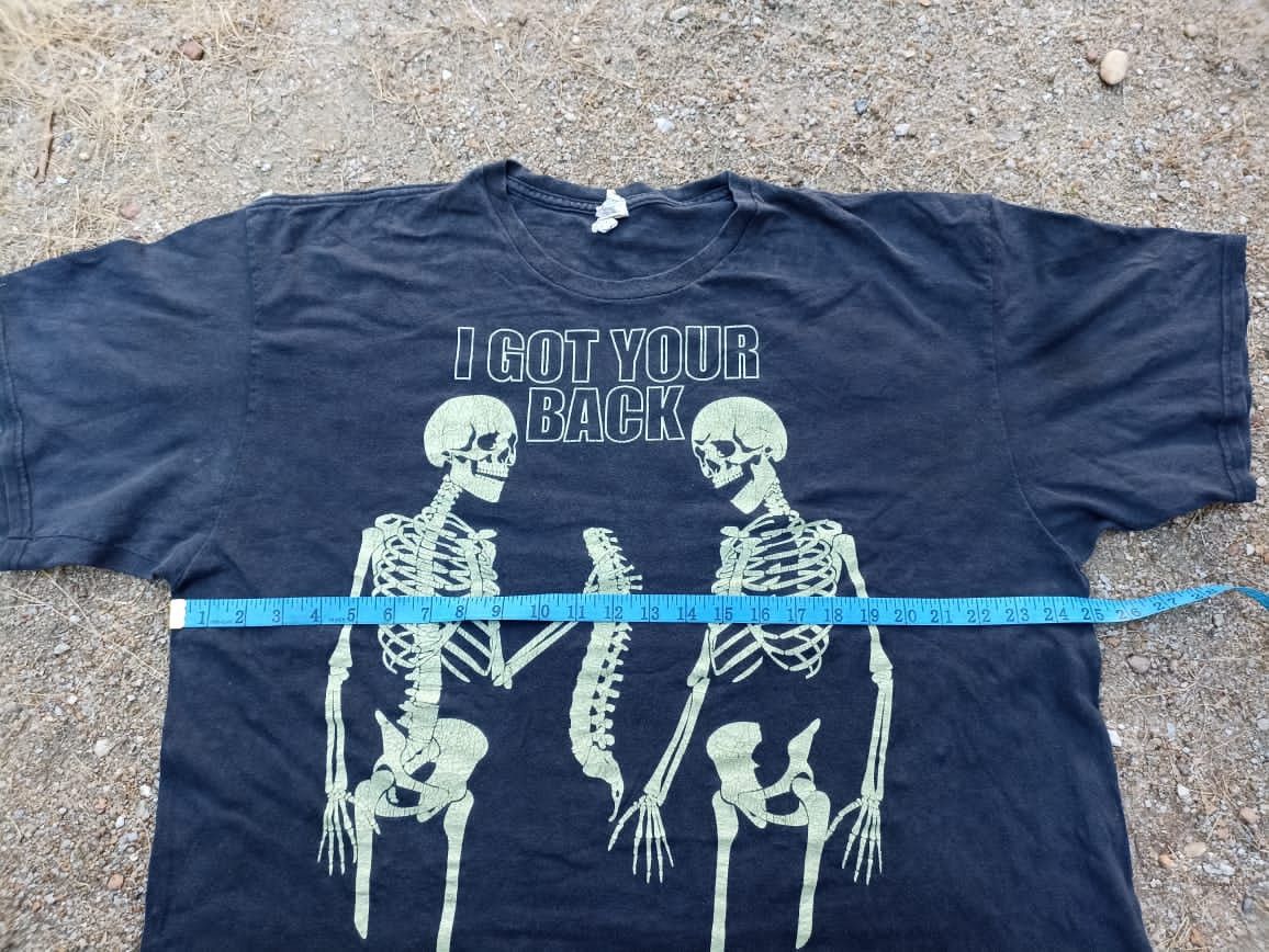 Vintage Vintage Skeleton I Got Your Back Size US XXL / EU 58 / 5 - 8 Thumbnail