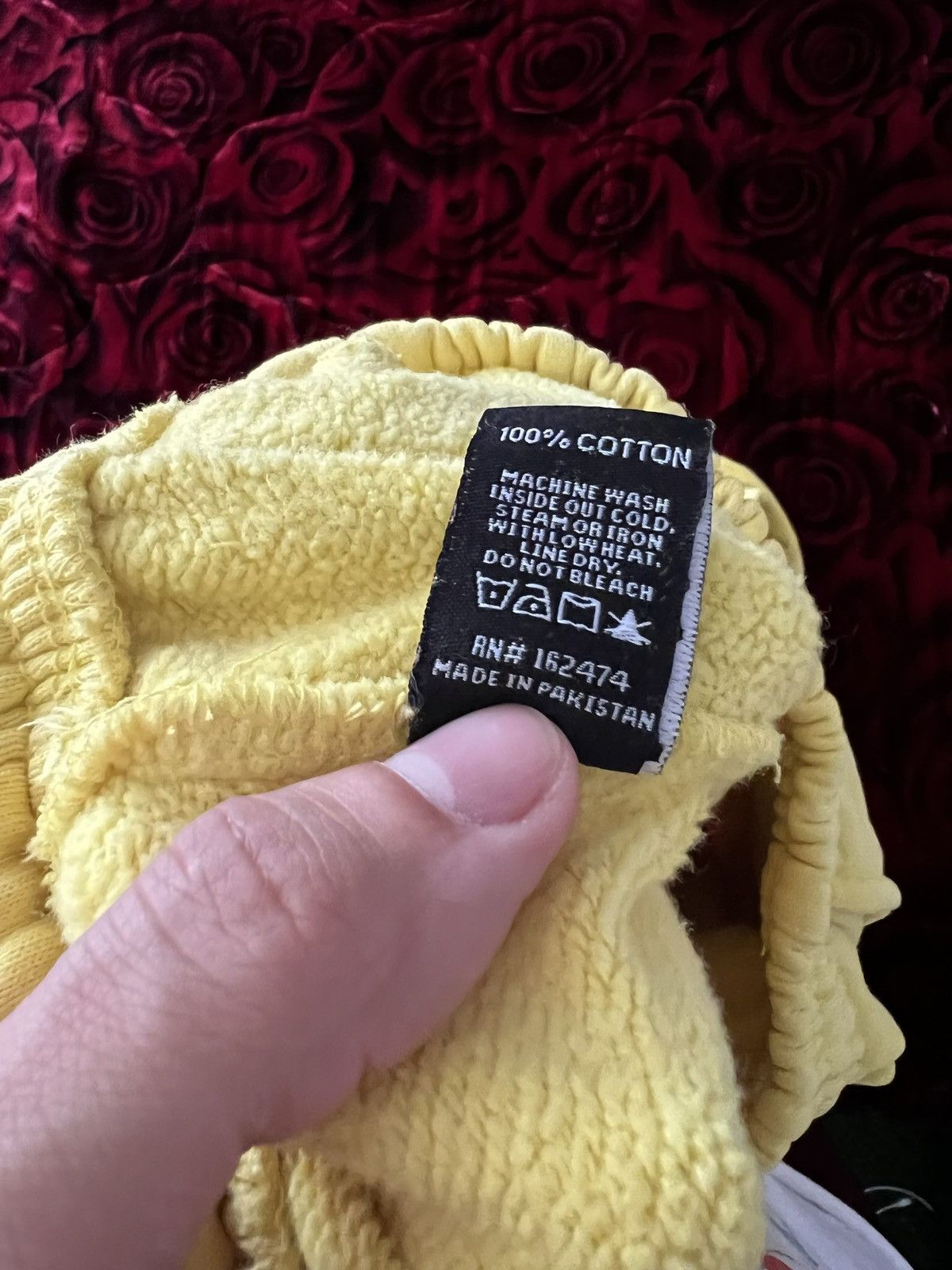 Sp5der Spider Worldwide Yellow Sweatpants Size US 31 - 4 Thumbnail