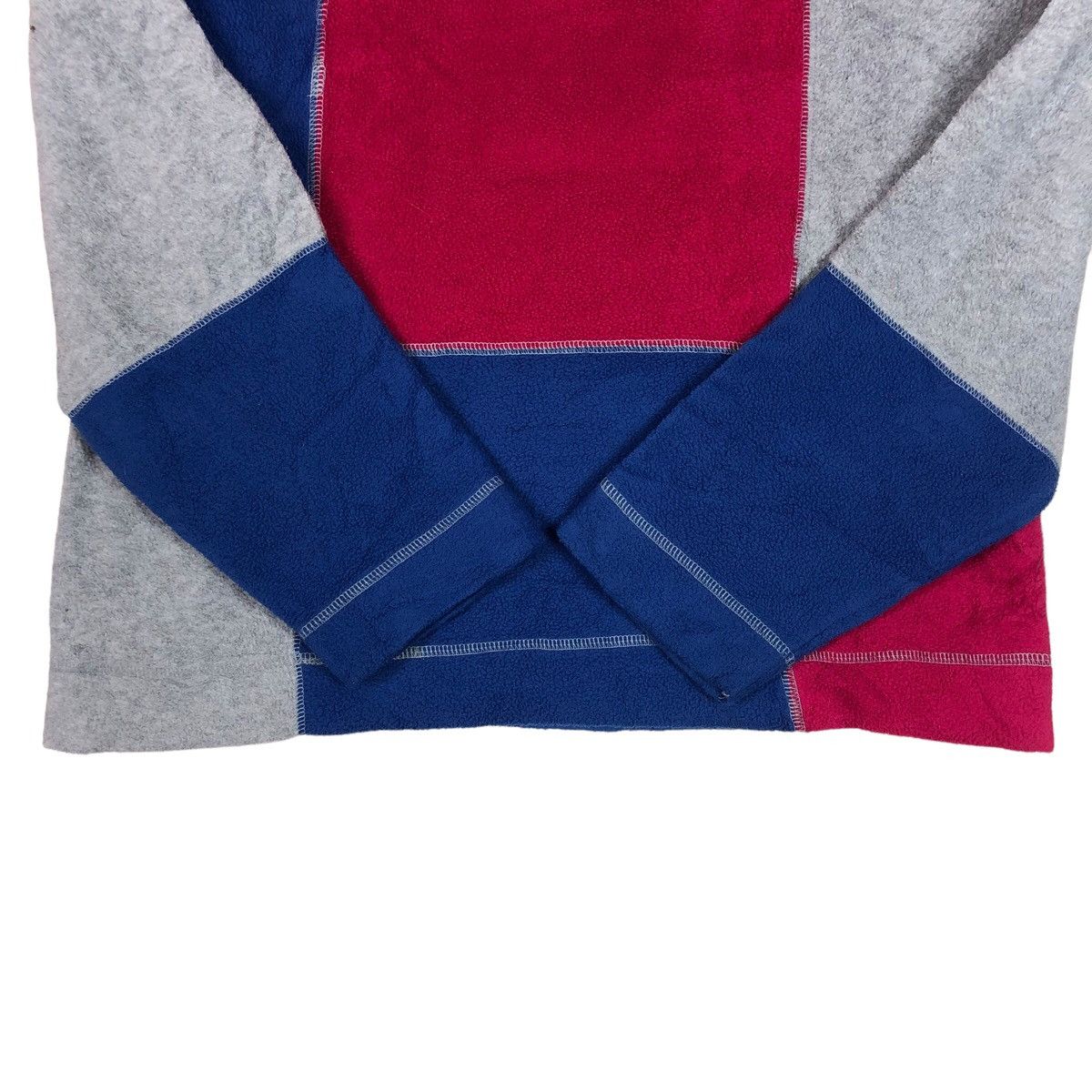 The Mountain Water Buffalo Multicolour Checkered Mountain Fleece Hoodie Size M / US 6-8 / IT 42-44 - 5 Thumbnail