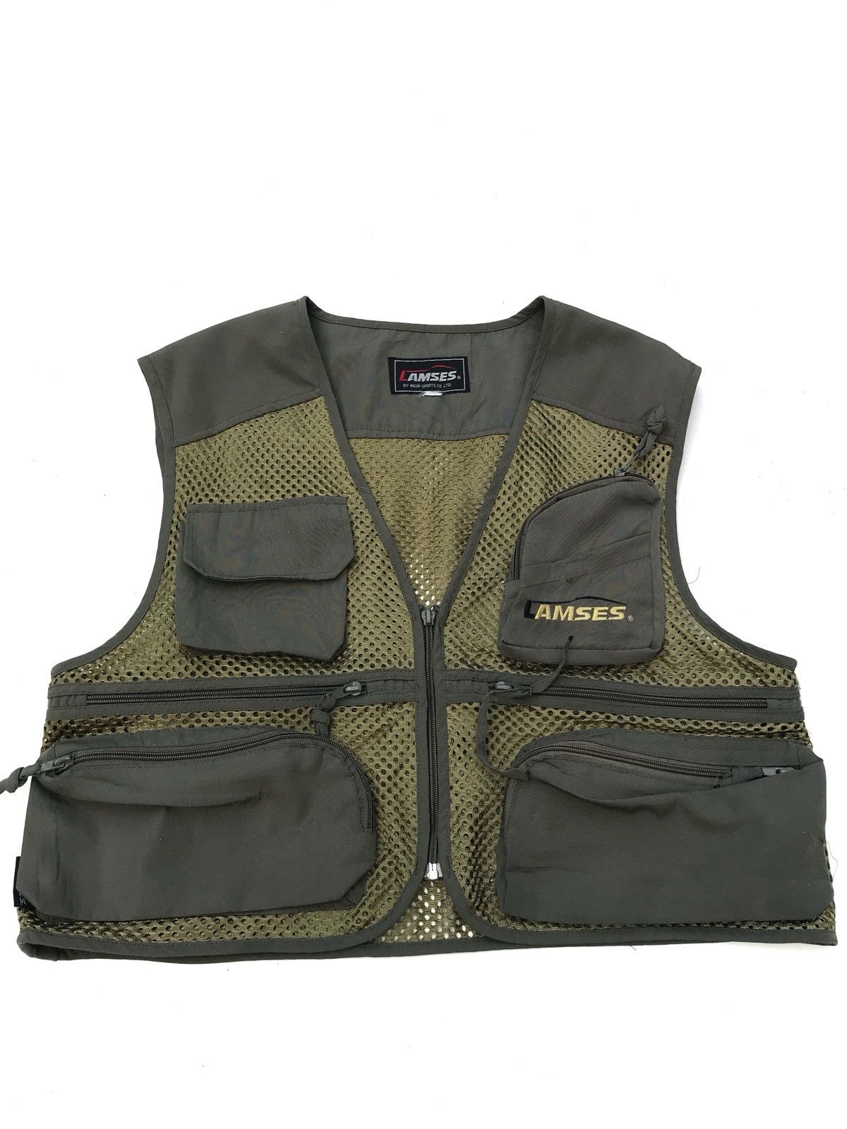 Japanese Brand Vintage Lamses Cargo Net Tactical Jacket Vest Size US M / EU 48-50 / 2 - 3 Thumbnail
