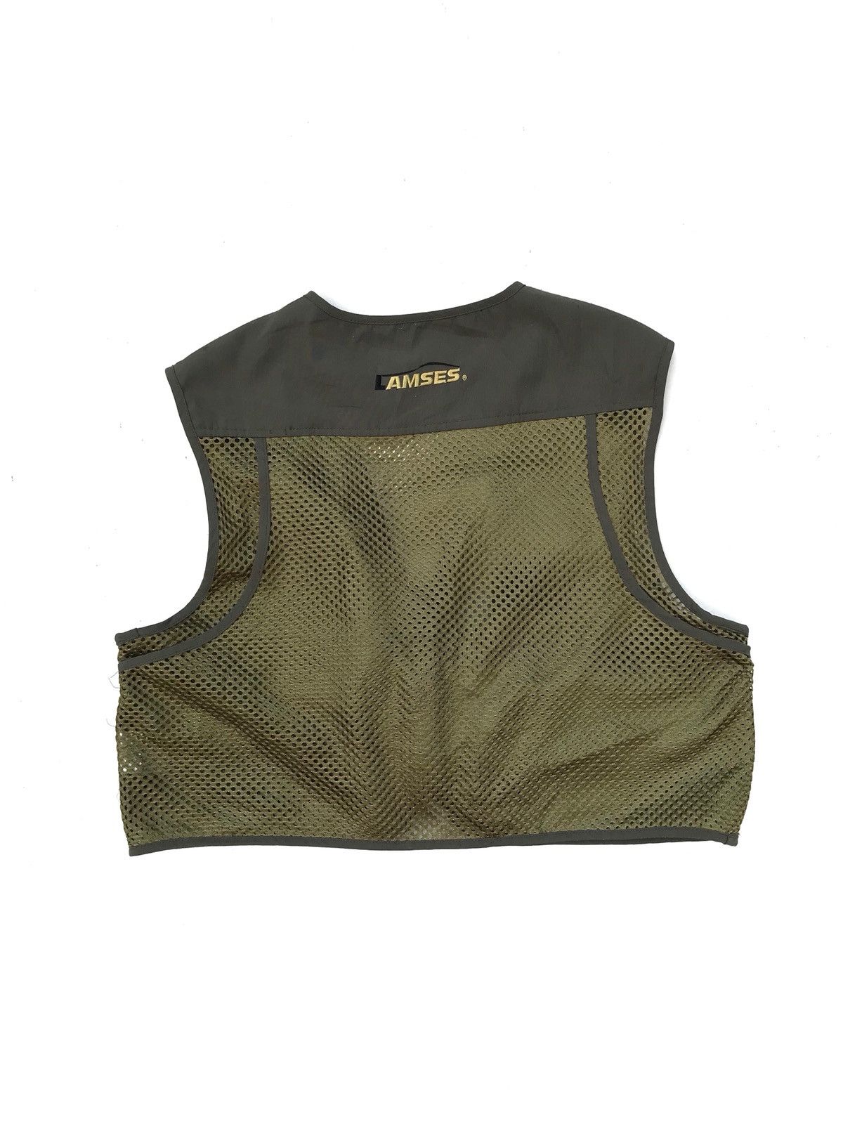 Japanese Brand Vintage Lamses Cargo Net Tactical Jacket Vest Size US M / EU 48-50 / 2 - 2 Thumbnail