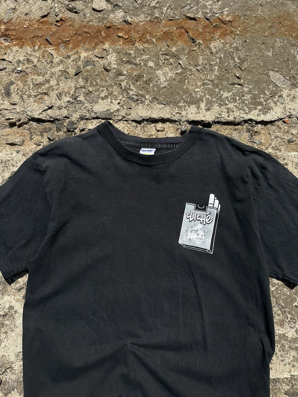 Shorty's Skateboards × Vintage Vintage Cliche Skatebords Faded T-Shirt Size US M / EU 48-50 / 2 - 2 Thumbnail